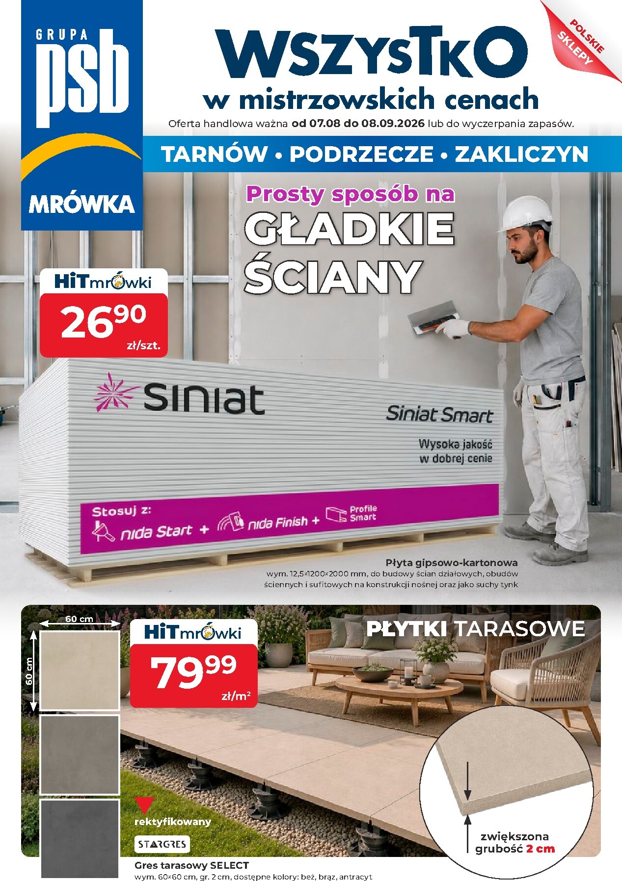 mrowka - Aktualna gazetka Mrówka - Mrówka Podrzecze ważna od 07.08.2026 do 08.09.2026 - page: 1