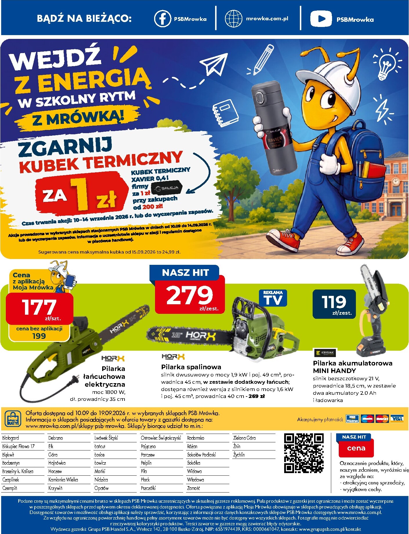 mrowka - Nowa gazetka Mrówka - Bodzentyn ważna od 10.09.2026 do 19.09.2026 - page: 4