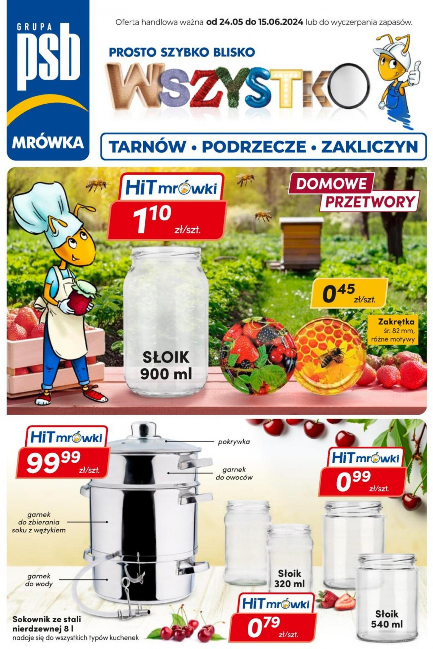 mrowka - Mrówka - Zakliczyn, Tarnow, Podrzecze gazetka aktualna ważna od 24.05. - 15.06.