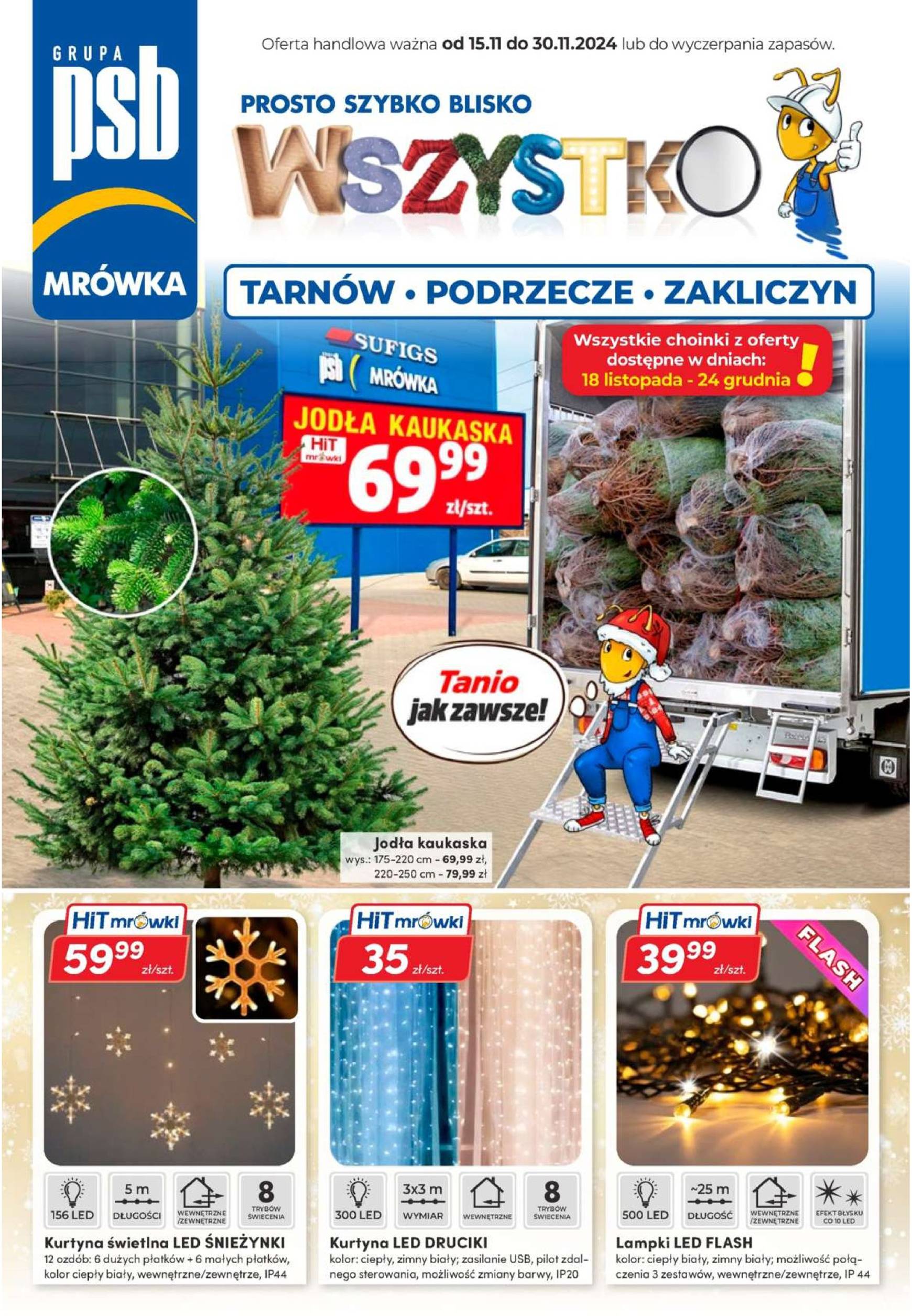 mrowka - Mrówka - Tarnów, Zakliczyn, Podrzecze gazetka ważna od 15.11. - 30.11. - page: 1