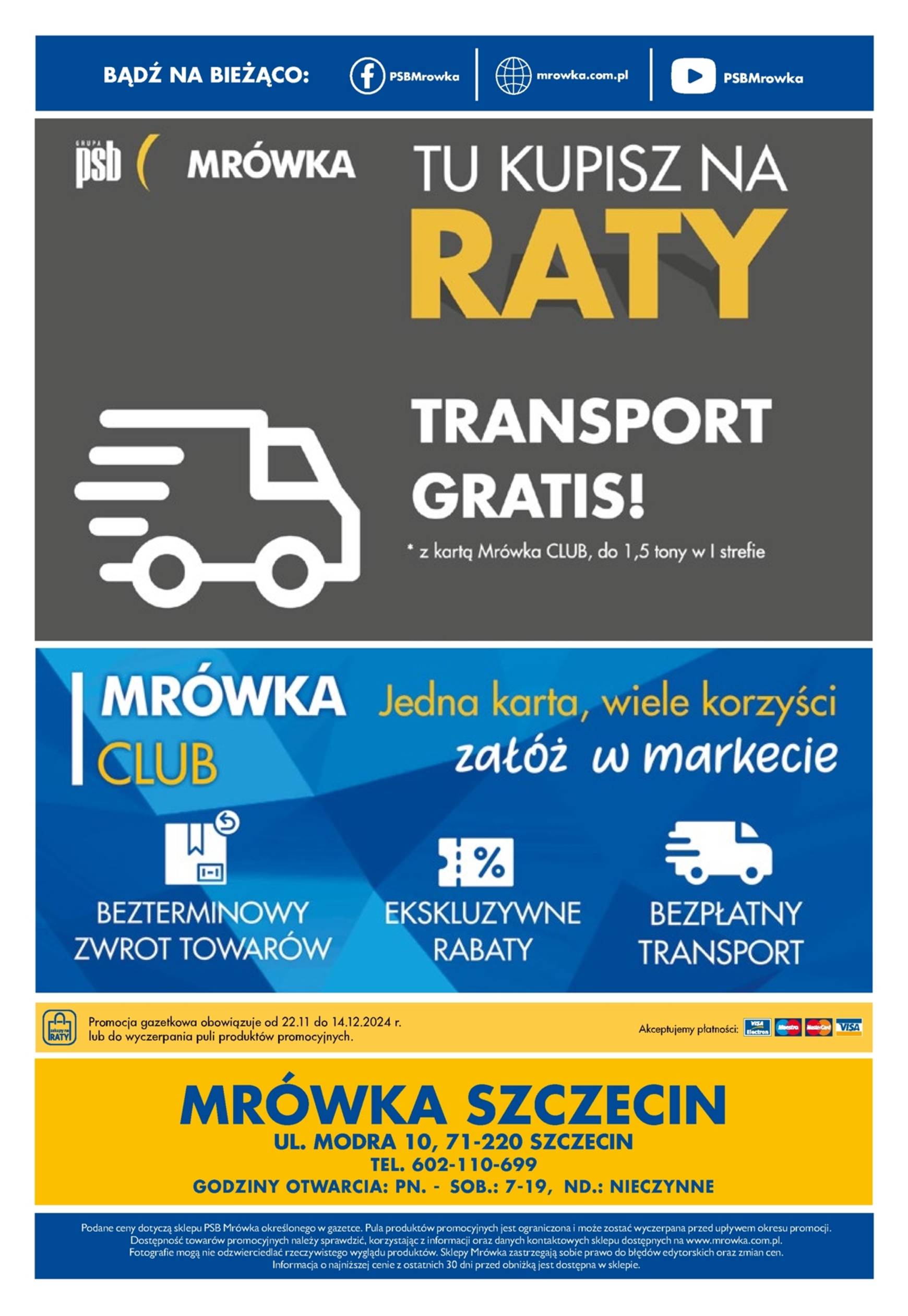 mrowka - Mrówka . Express Szczecin gazetka ważna od 22.11. - 14.12. - page: 4