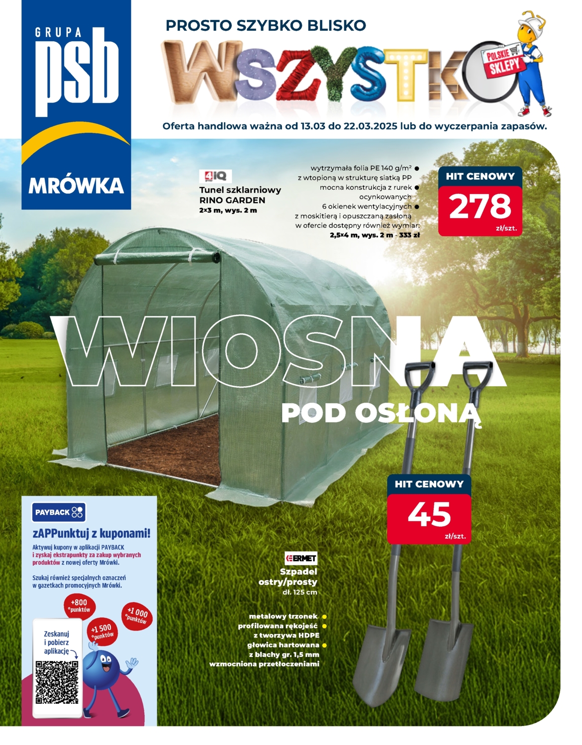 mrowka - Mrówka gazetka ważna od 13.03. - 22.03. - page: 1