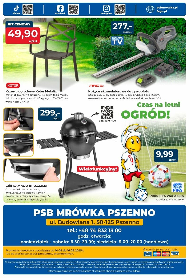mrowka - Gazetka Mrówka - Pszenno ważna od 01.08. - 16.08. - page: 8