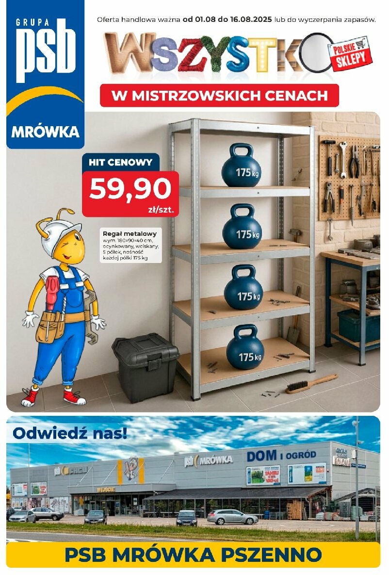 mrowka - Gazetka Mrówka - Pszenno ważna od 01.08. - 16.08.