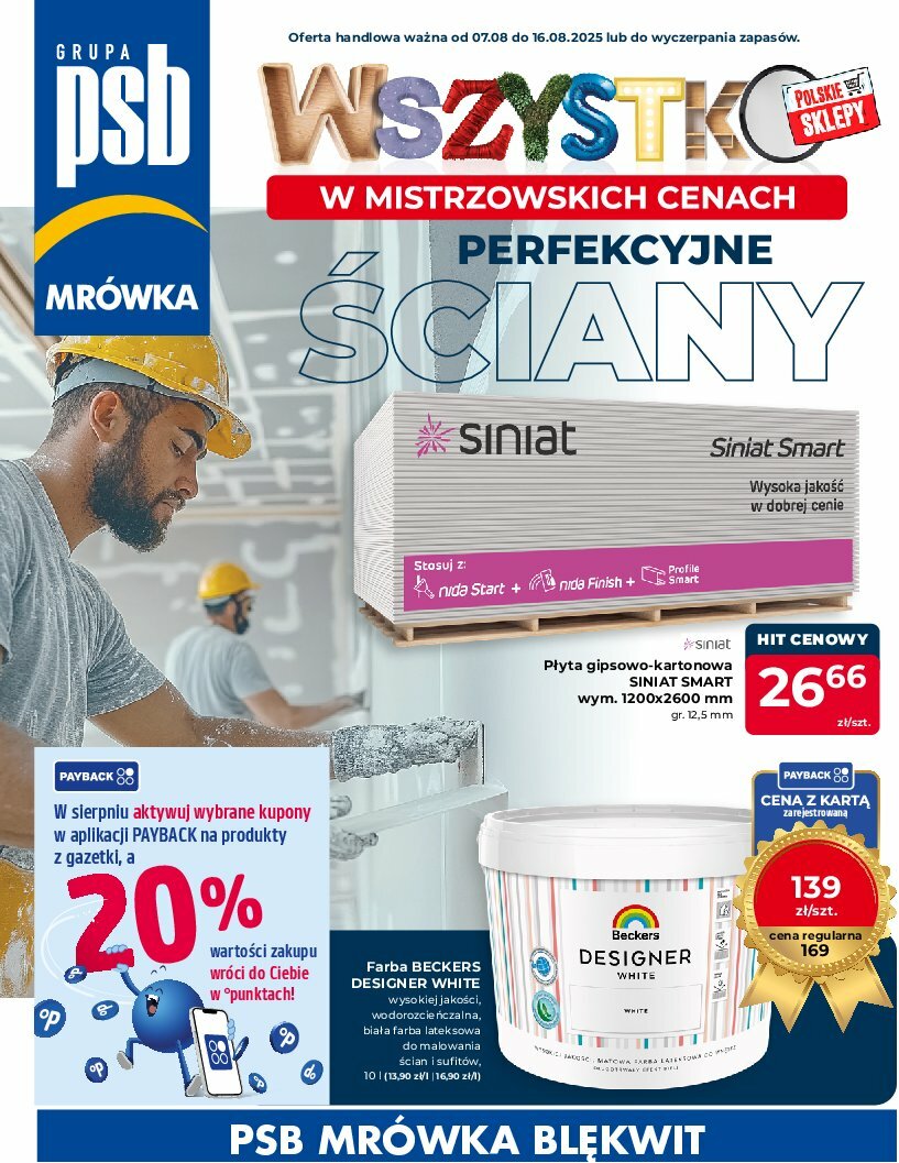 mrowka - Gazetka Mrówka - Blękwit - ważna od 07.08. do 16.08.