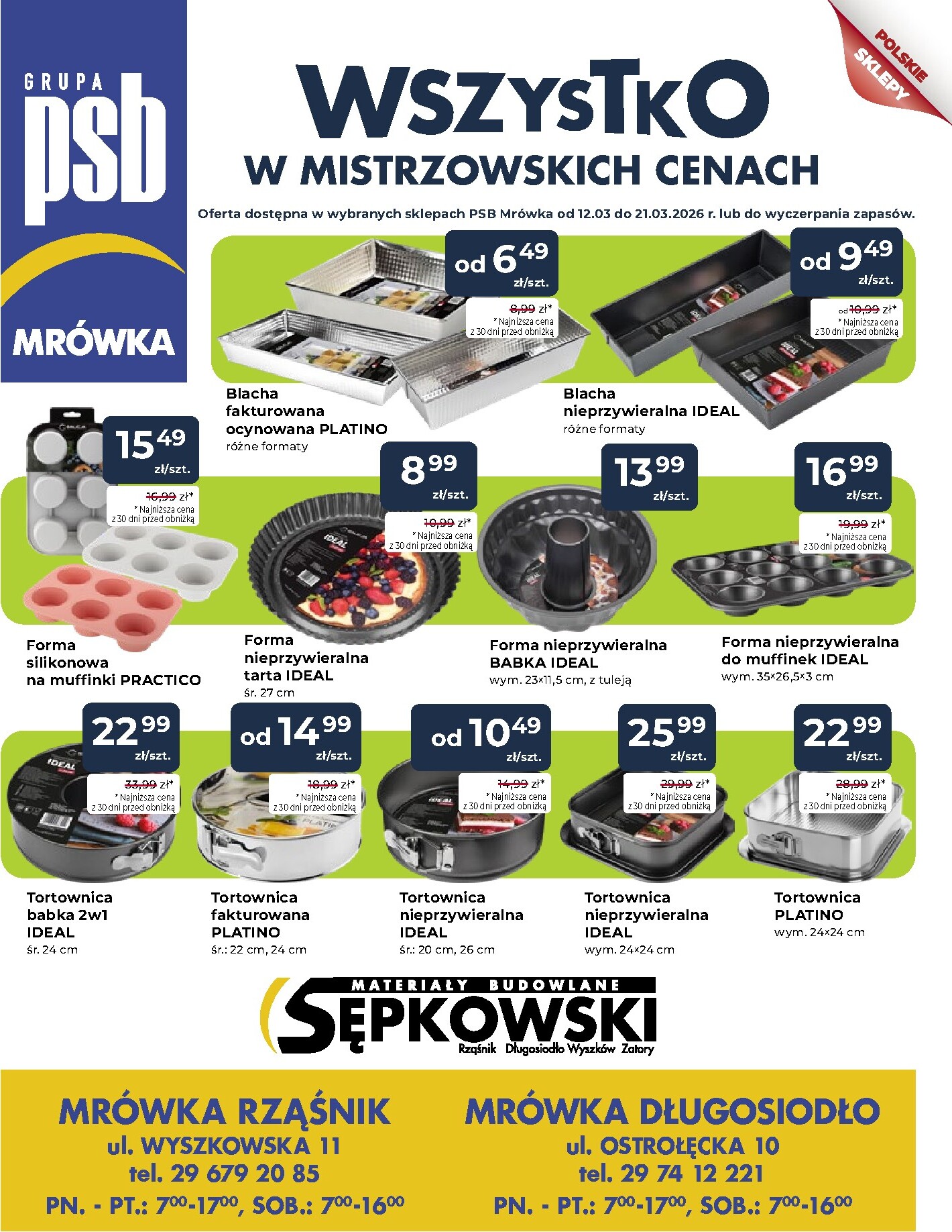 mrowka - Gazetka Mrówka - Długosiodło - ważna od 09.03.2026 do 21.03.2026 - page: 1