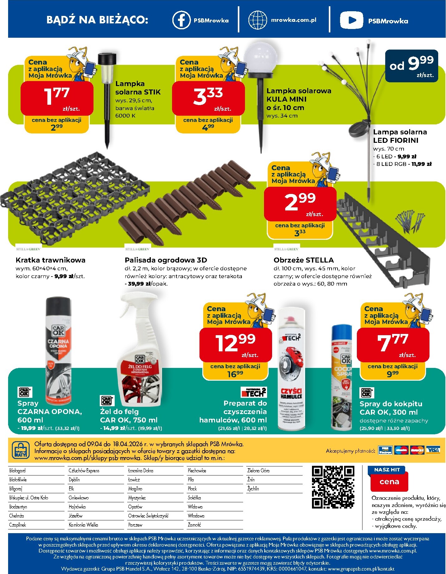 mrowka - Aktualna gazetka Mrówka - Bodzentyn ważna od 09.04.2026 do 18.04.2026 - page: 4
