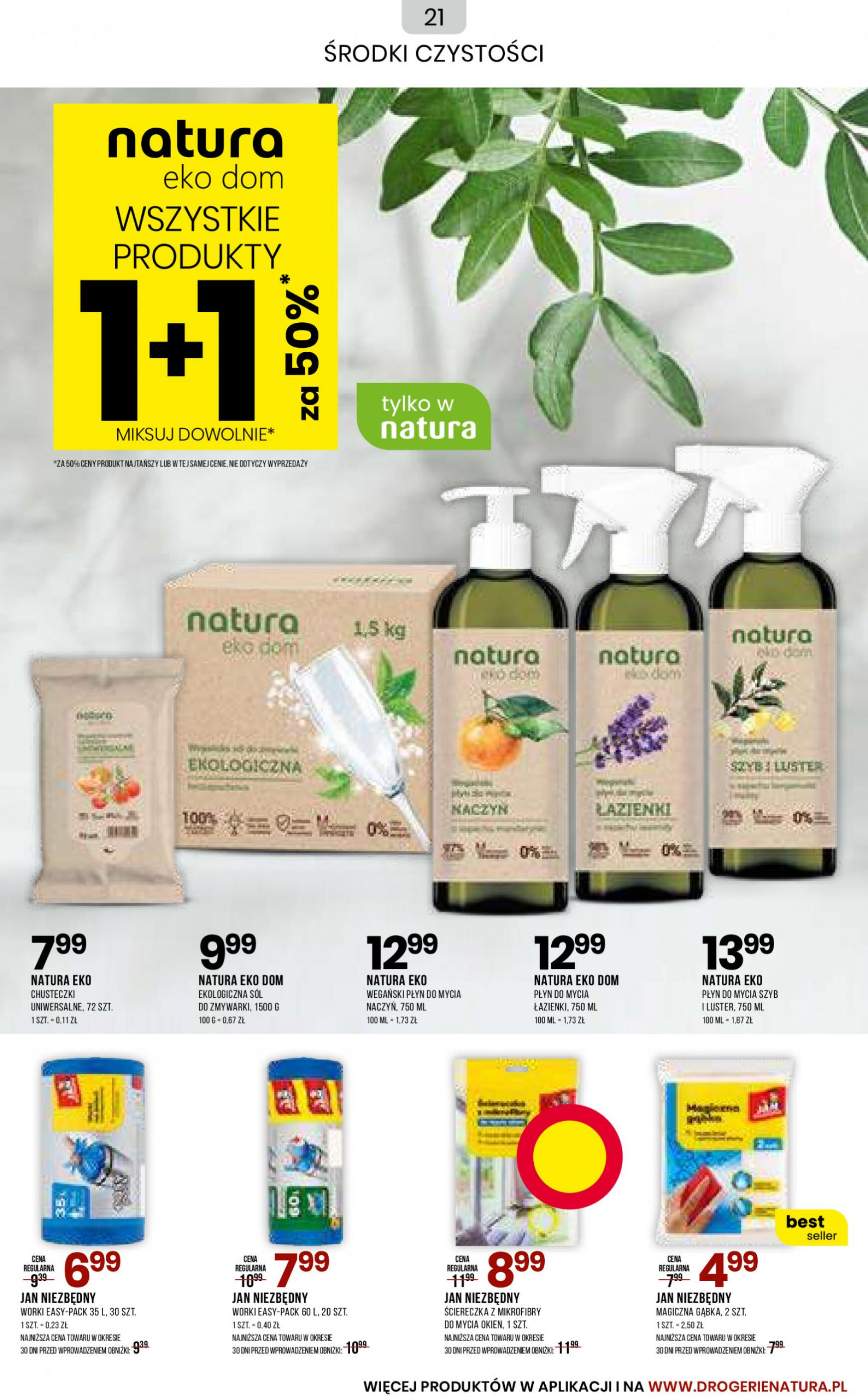 natura - Drogerie Natura gazetka aktualna ważna od 05.07. - 04.08. - page: 21