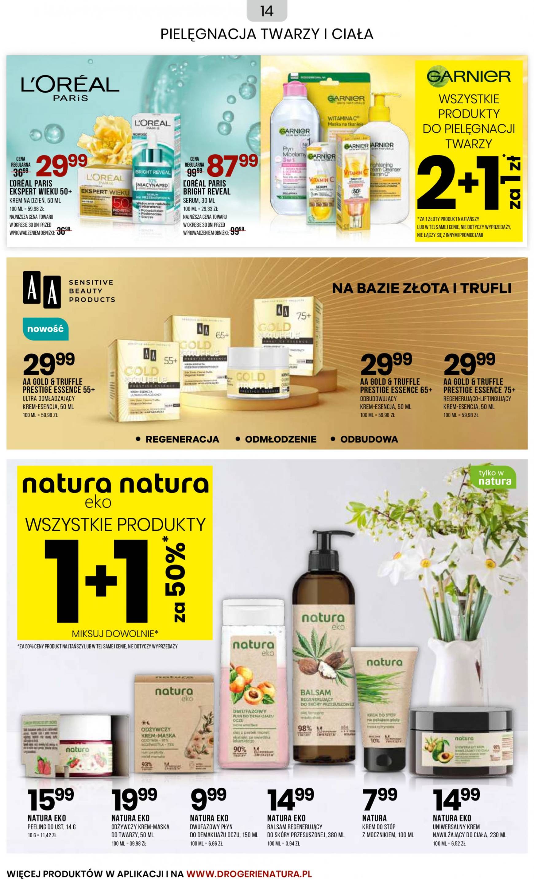 natura - Aktualna Drogerie Natura gazetka ważna od 04.09. - 03.10. - page: 14