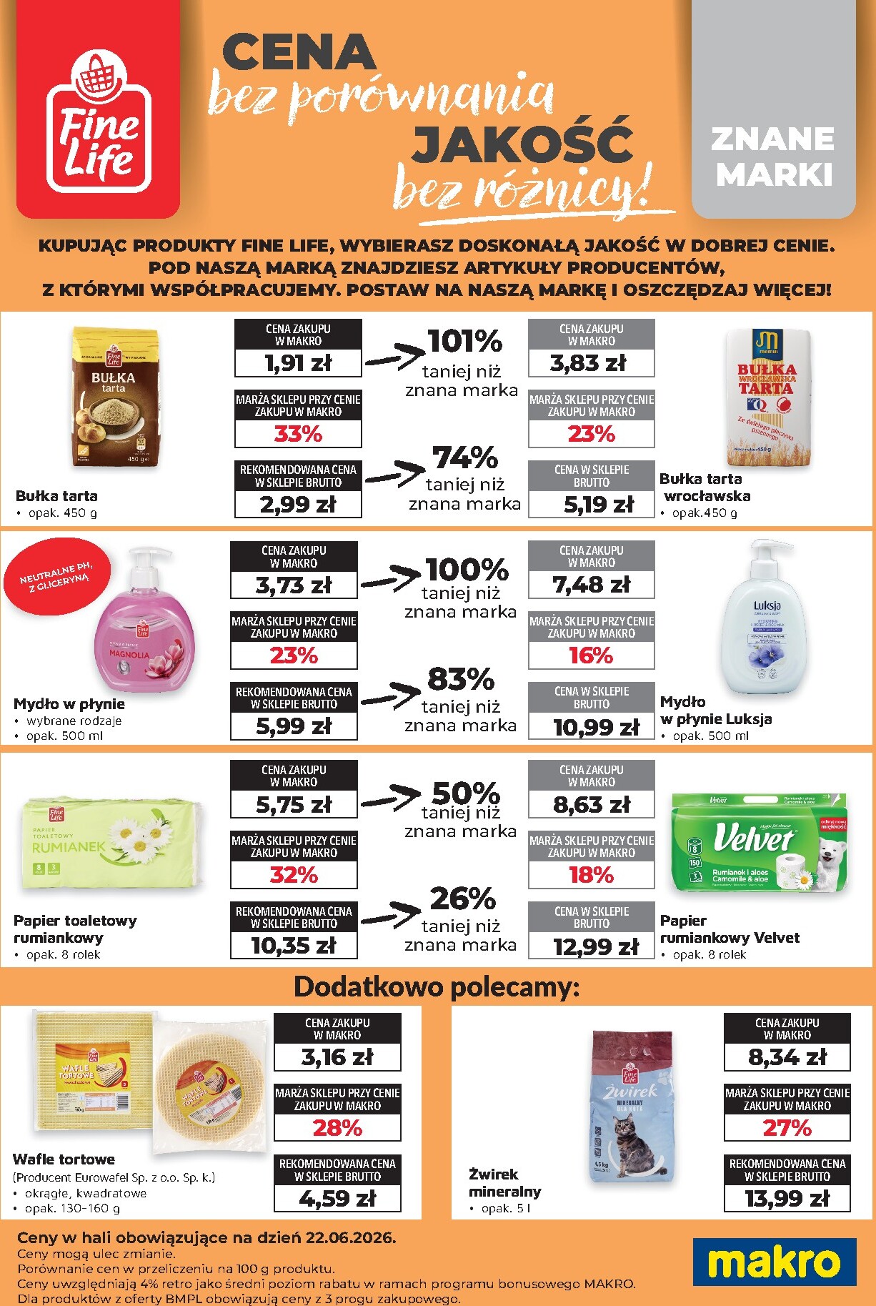 makro - Aktualna gazetka Makro - Ulotka Fine Life ważna od 22.06.2026 do 31.07.2026 - page: 5