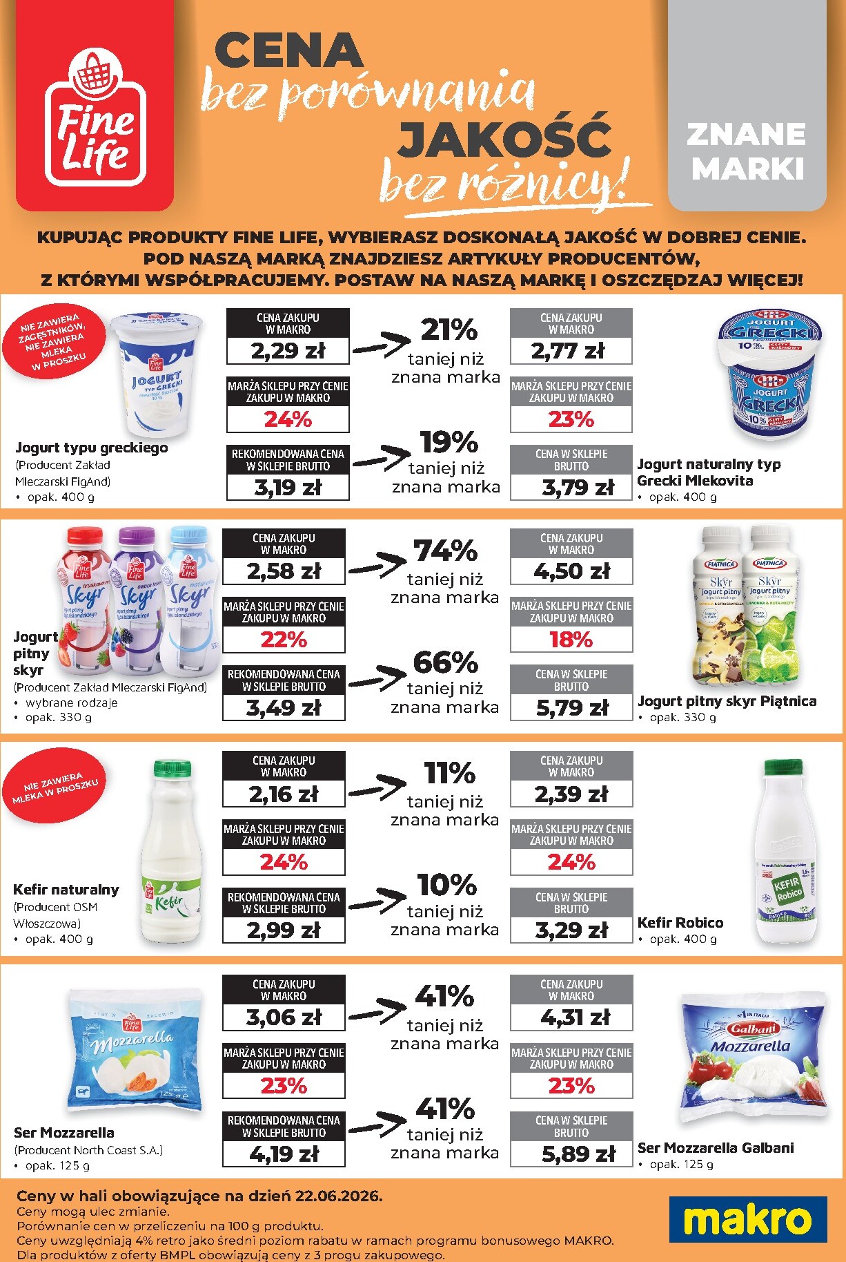 makro - Aktualna gazetka Makro - Ulotka Fine Life ważna od 22.06.2026 do 31.07.2026 - page: 3