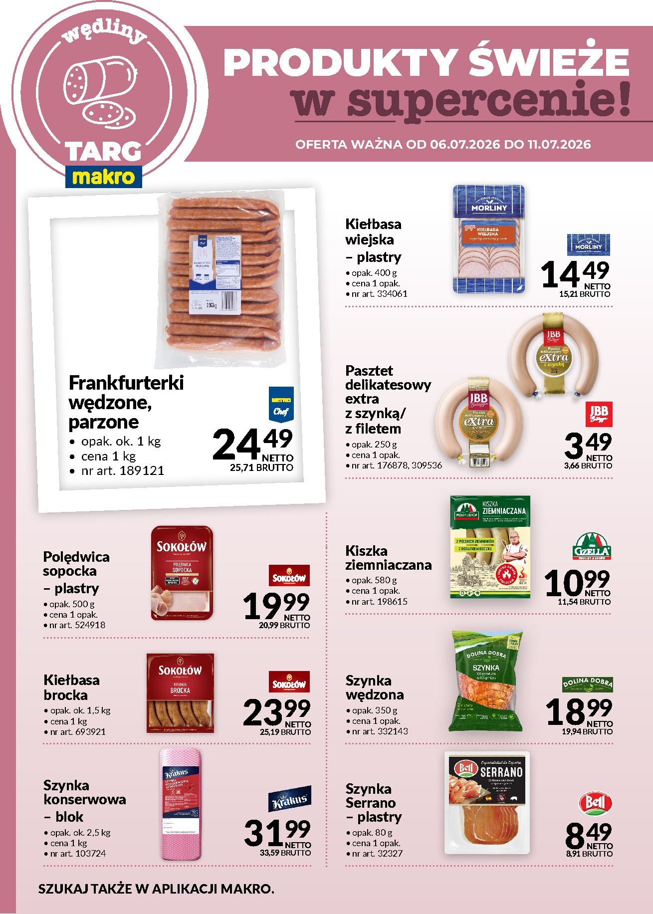 makro - Aktualna gazetka Makro - Targ ważna od 06.07.2026 do 11.07.2026 - page: 3