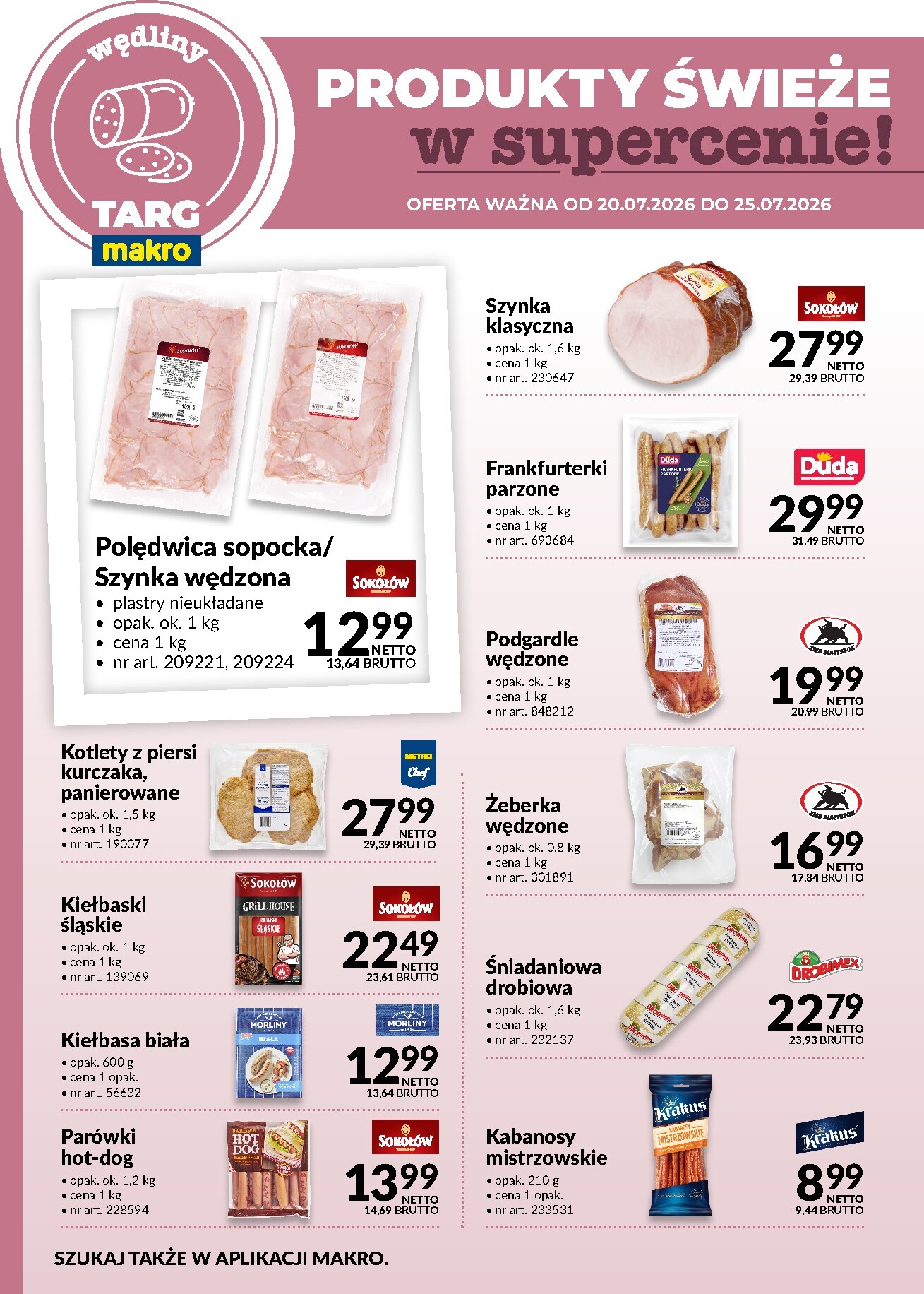 makro - Nowa gazetka Makro - Produkty świeże w supercenie ważna od 20.07.2026 do 25.07.2026 - page: 2