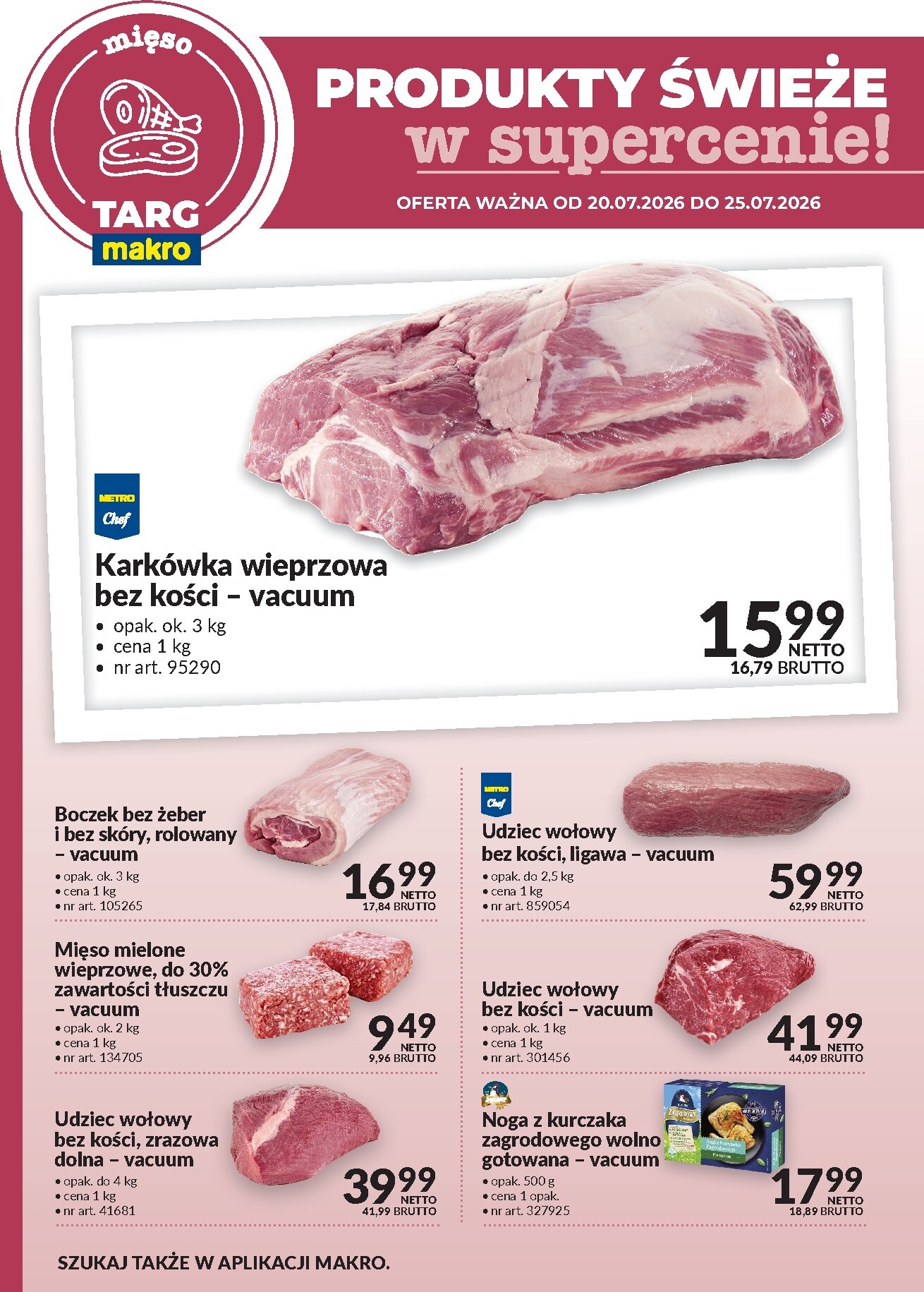 makro - Nowa gazetka Makro - Produkty świeże w supercenie ważna od 20.07.2026 do 25.07.2026