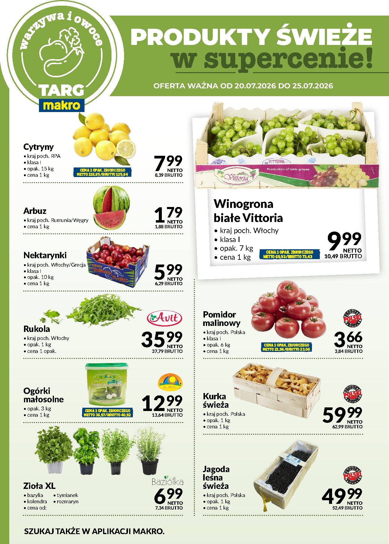makro - Nowa gazetka MAKRO - Produkty świeże w supercenie! ważna od 20.07.2026 do 25.07.2026 - page: 5