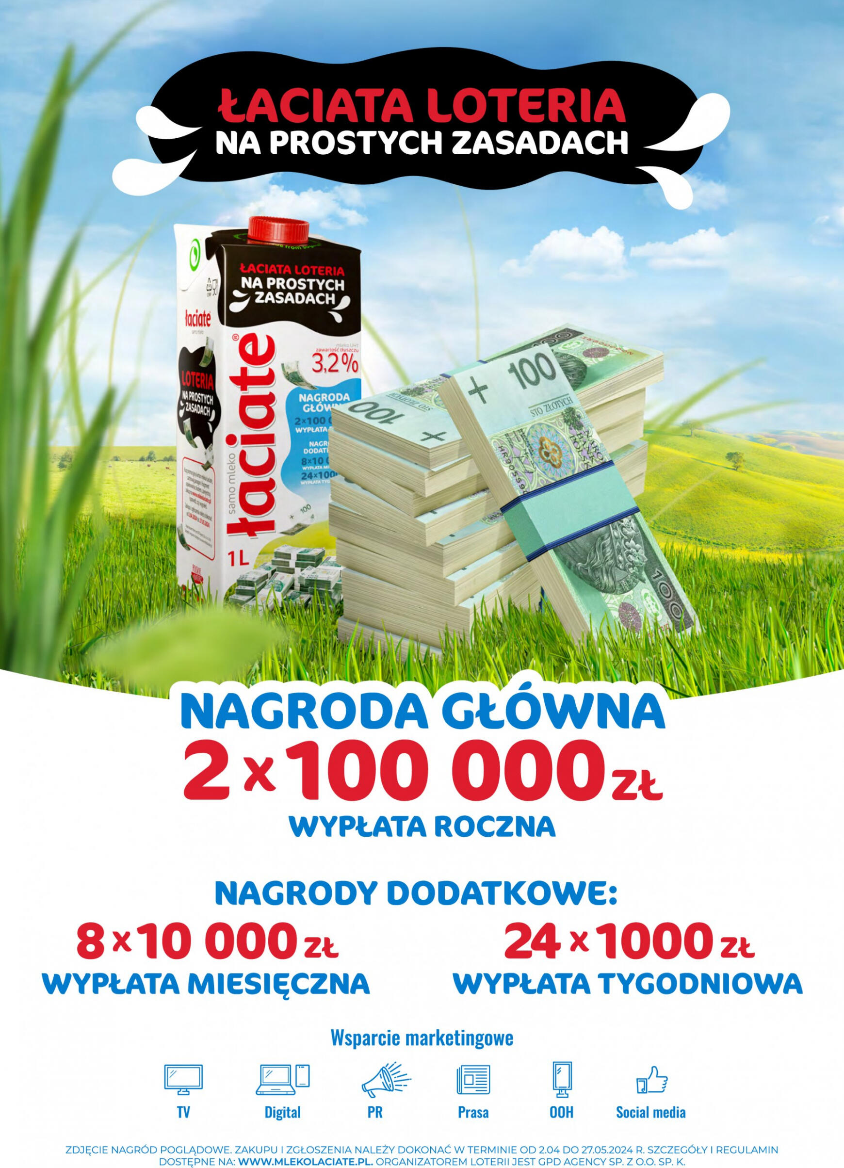 makro - Makro - Ulotka mleko łaciate loteria obowiązuje od 02.04.2024 - page: 1