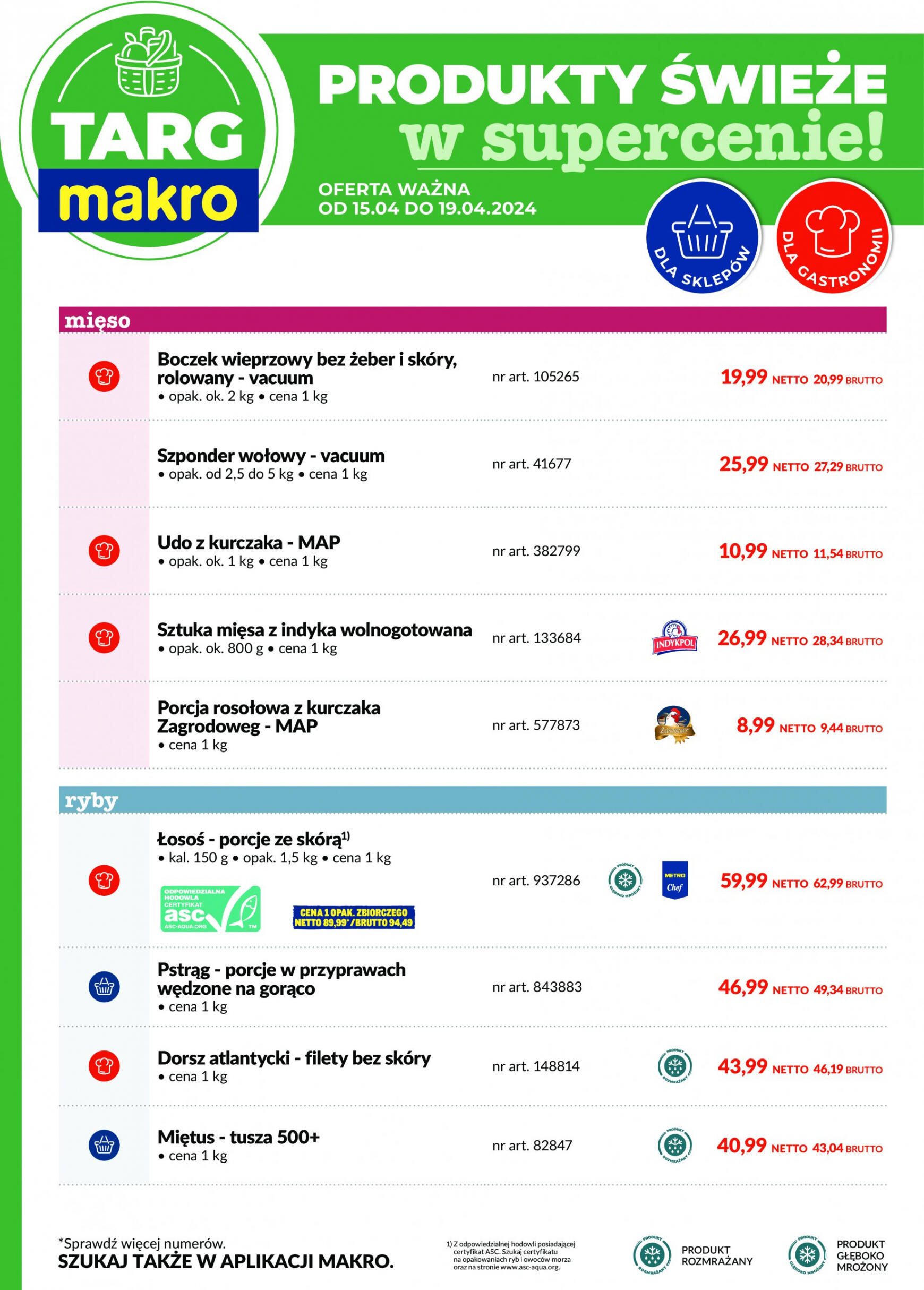 makro - Targ MAKRO - oferta świeża w super cenach! gazetka aktualna ważna od 15.04. - 19.04. - page: 2