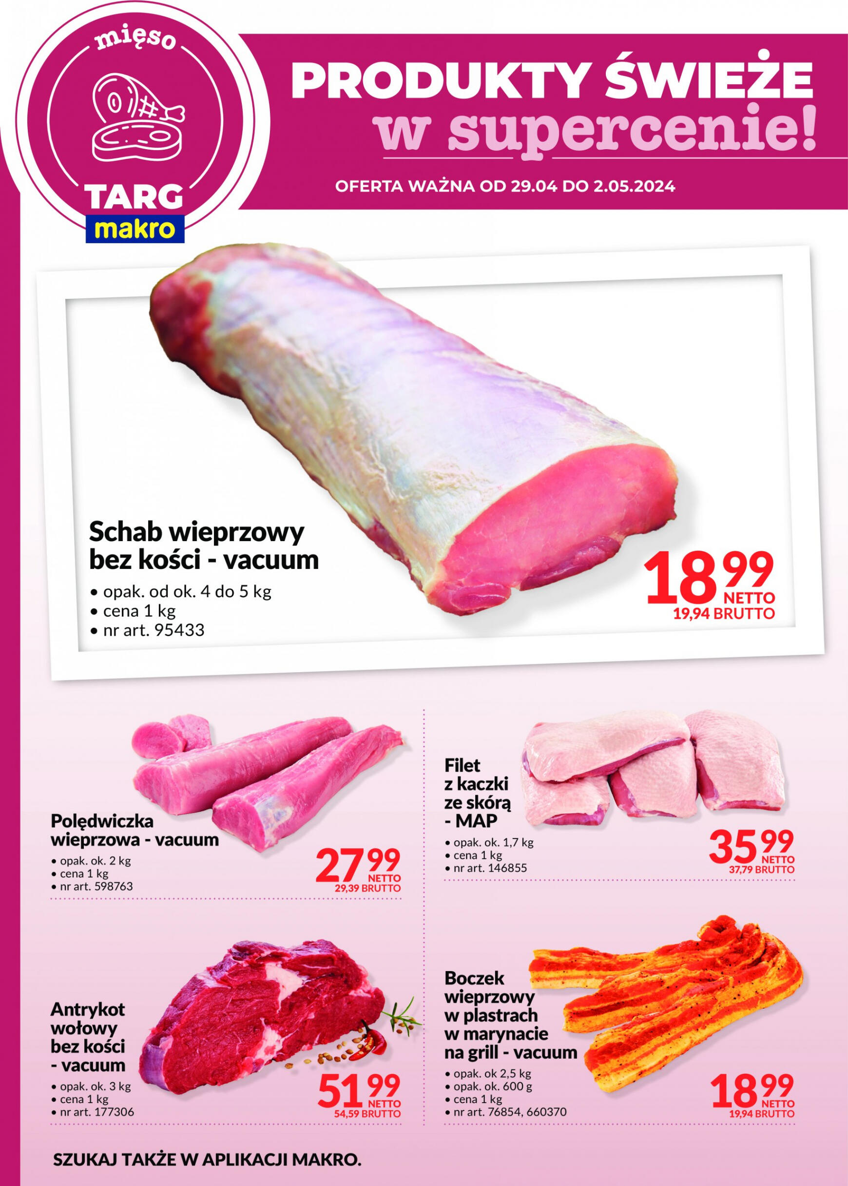 makro - Targ MAKRO - oferta świeża w super cenach! gazetka aktualna ważna od 29.04. - 02.05. - page: 3