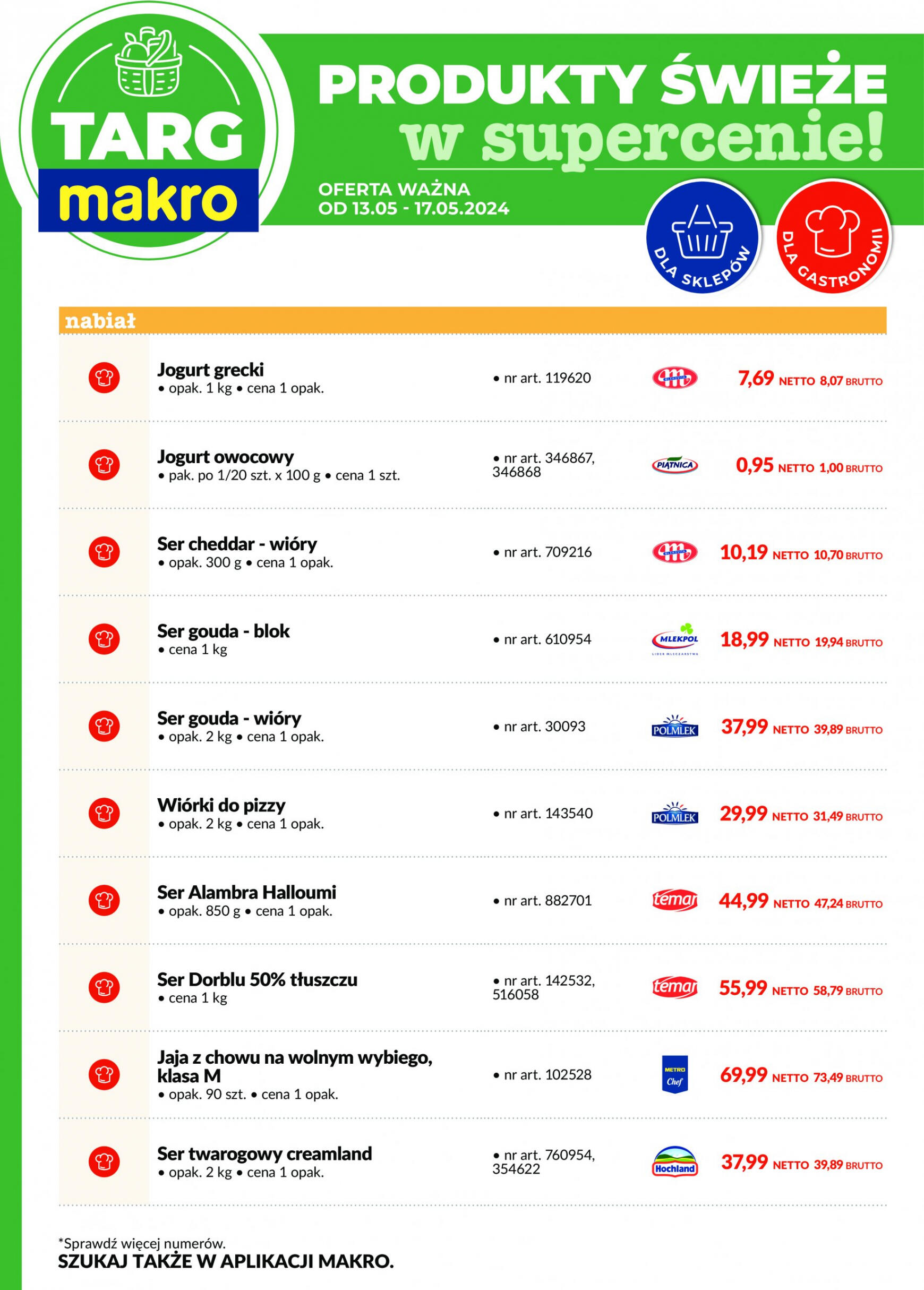 makro - Targ Makro gazetka aktualna ważna od 13.05. - 17.05. - page: 3