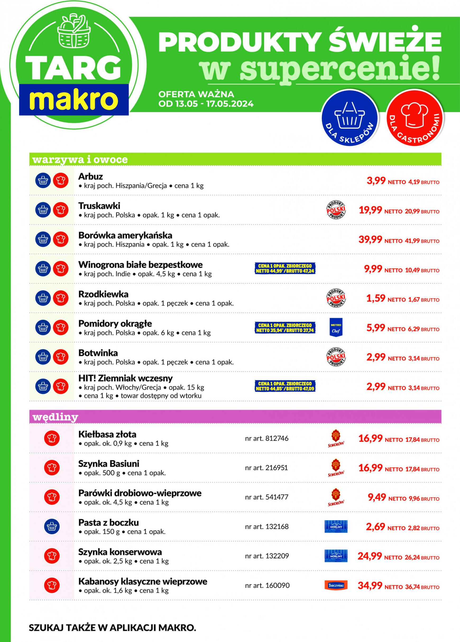 makro - Targ Makro gazetka aktualna ważna od 13.05. - 17.05. - page: 2