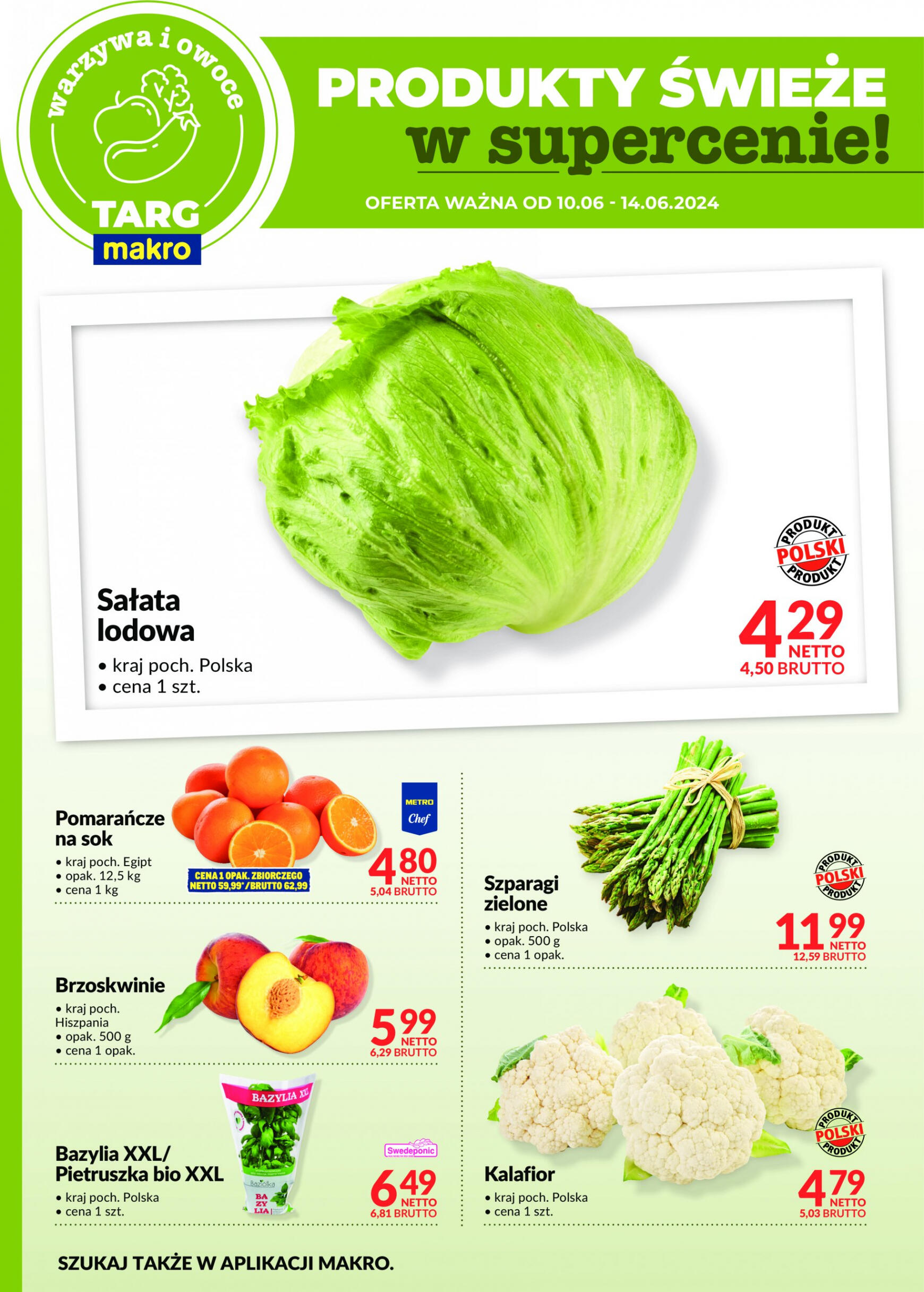 makro - Targ MAKRO - oferta świeża w super cenach! gazetka aktualna ważna od 10.06. - 14.06. - page: 7