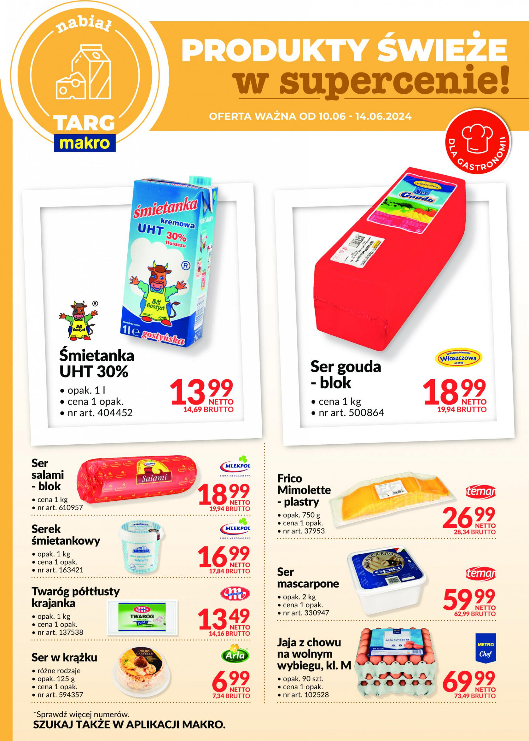 makro - Targ MAKRO - oferta świeża w super cenach! gazetka aktualna ważna od 10.06. - 14.06. - page: 9