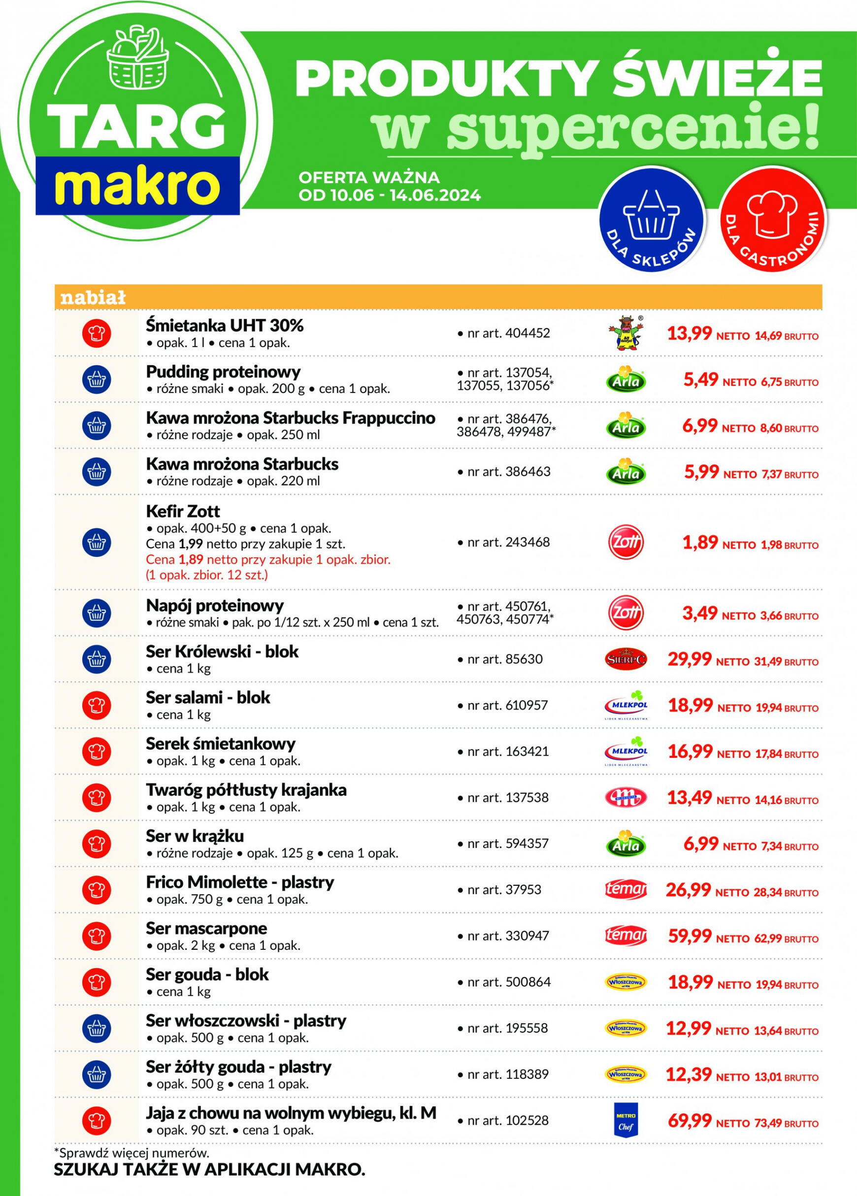 makro - Targ MAKRO - oferta świeża w super cenach! gazetka aktualna ważna od 10.06. - 14.06. - page: 3