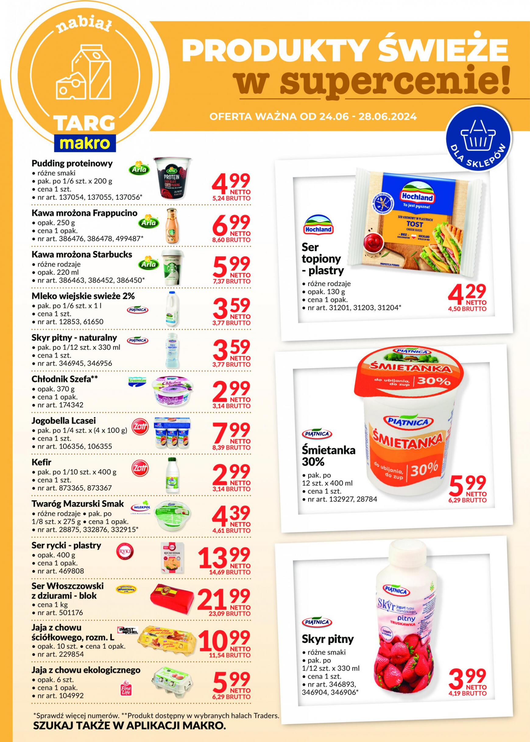 makro - Targ MAKRO - oferta świeża w super cenach! gazetka aktualna ważna od 24.06. - 28.06. - page: 8