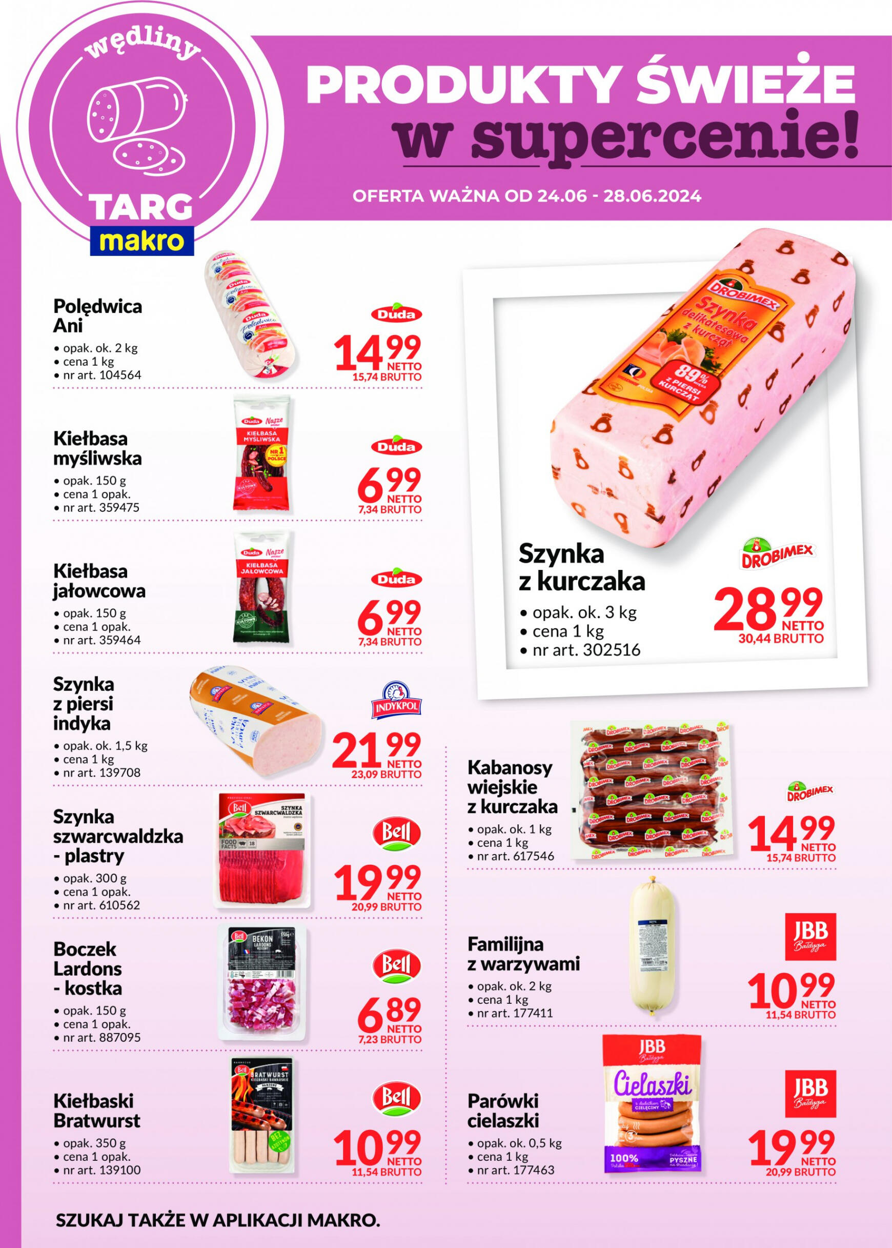 makro - Targ MAKRO - oferta świeża w super cenach! gazetka aktualna ważna od 24.06. - 28.06. - page: 5