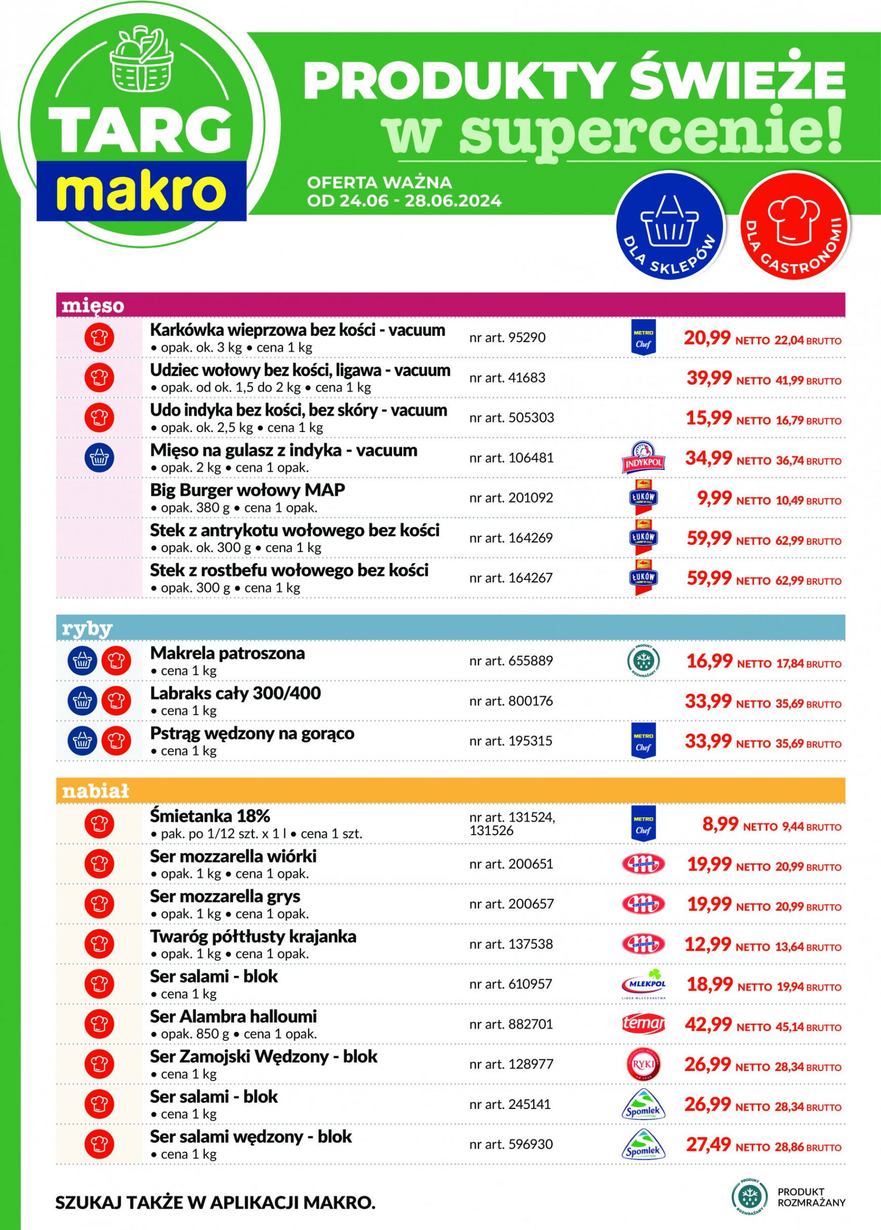 makro - Targ MAKRO - oferta świeża w super cenach! gazetka aktualna ważna od 24.06. - 28.06. - page: 2