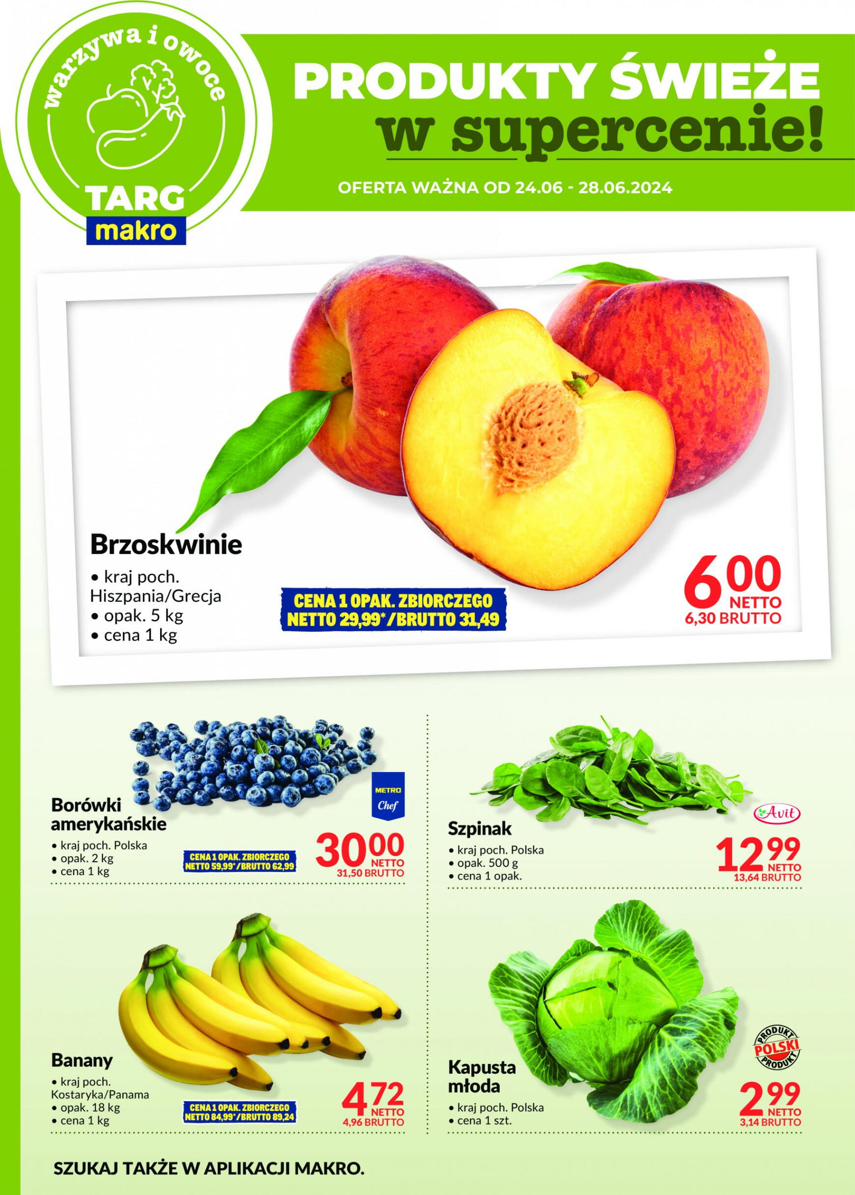 makro - Targ MAKRO - oferta świeża w super cenach! gazetka aktualna ważna od 24.06. - 28.06. - page: 7