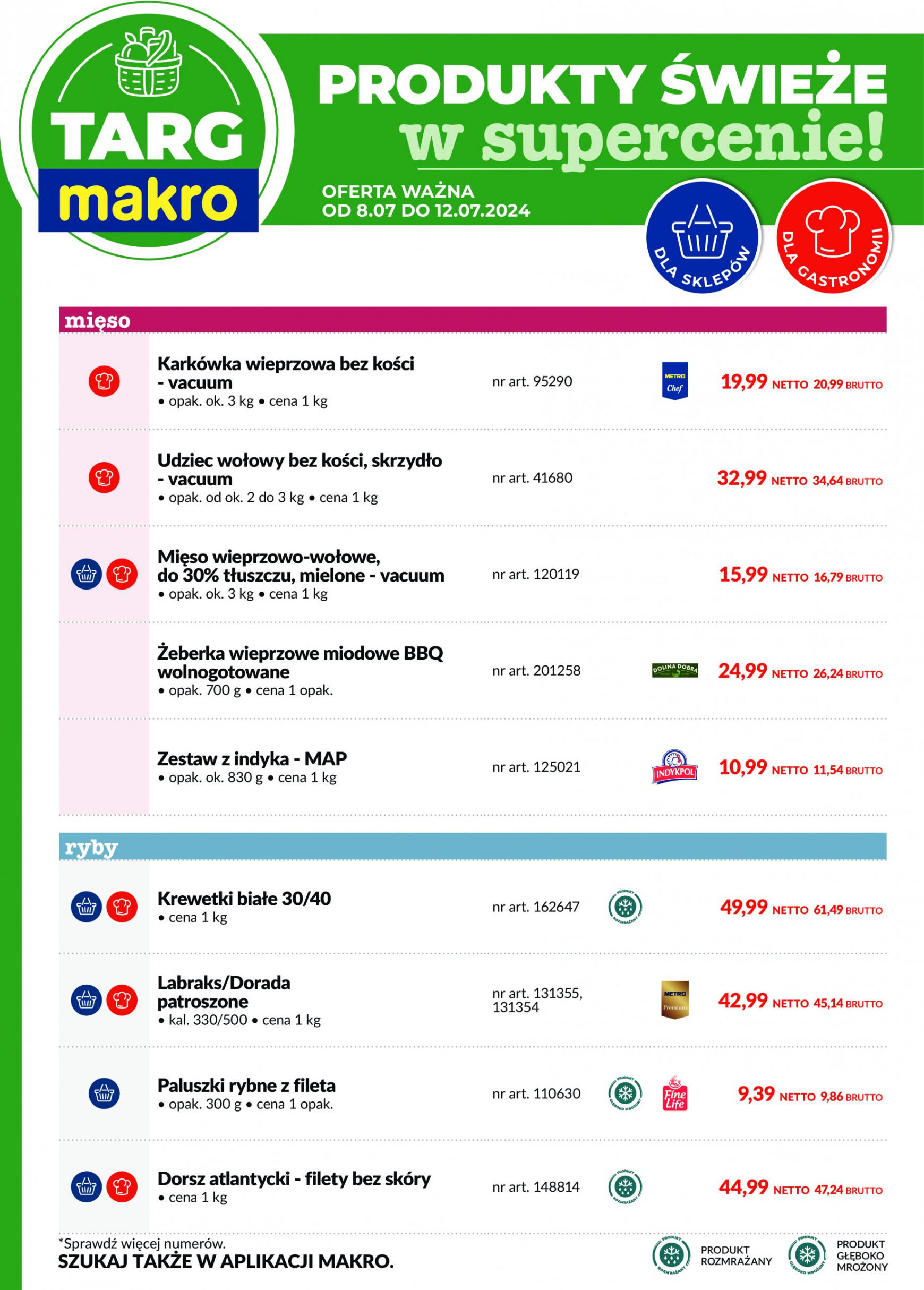 makro - Targ MAKRO - oferta świeża w super cenach! gazetka aktualna ważna od 08.07. - 12.07. - page: 2