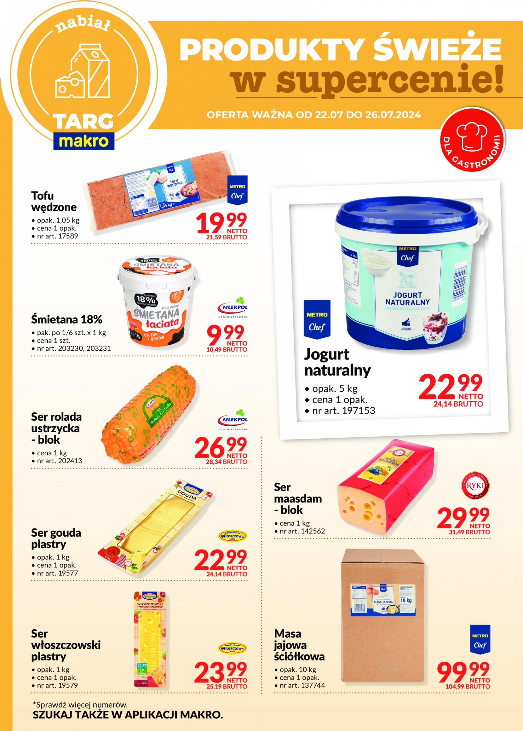 makro - Targ MAKRO gazetka aktualna ważna od 22.07. - 26.07. - page: 9