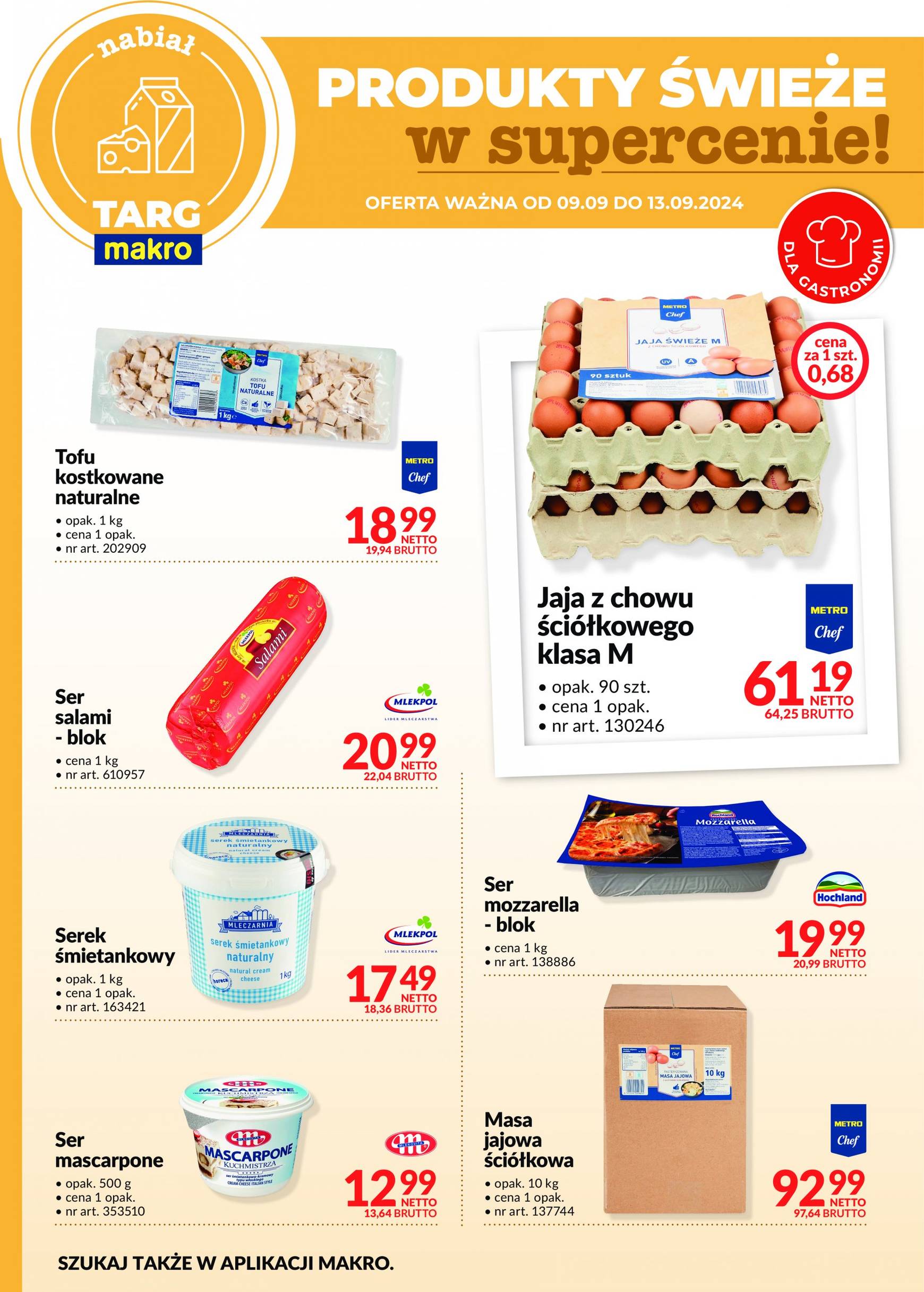 makro - Aktualna Targ MAKRO - oferta świeża w super cenach! gazetka ważna od 09.09. - 13.09. - page: 8