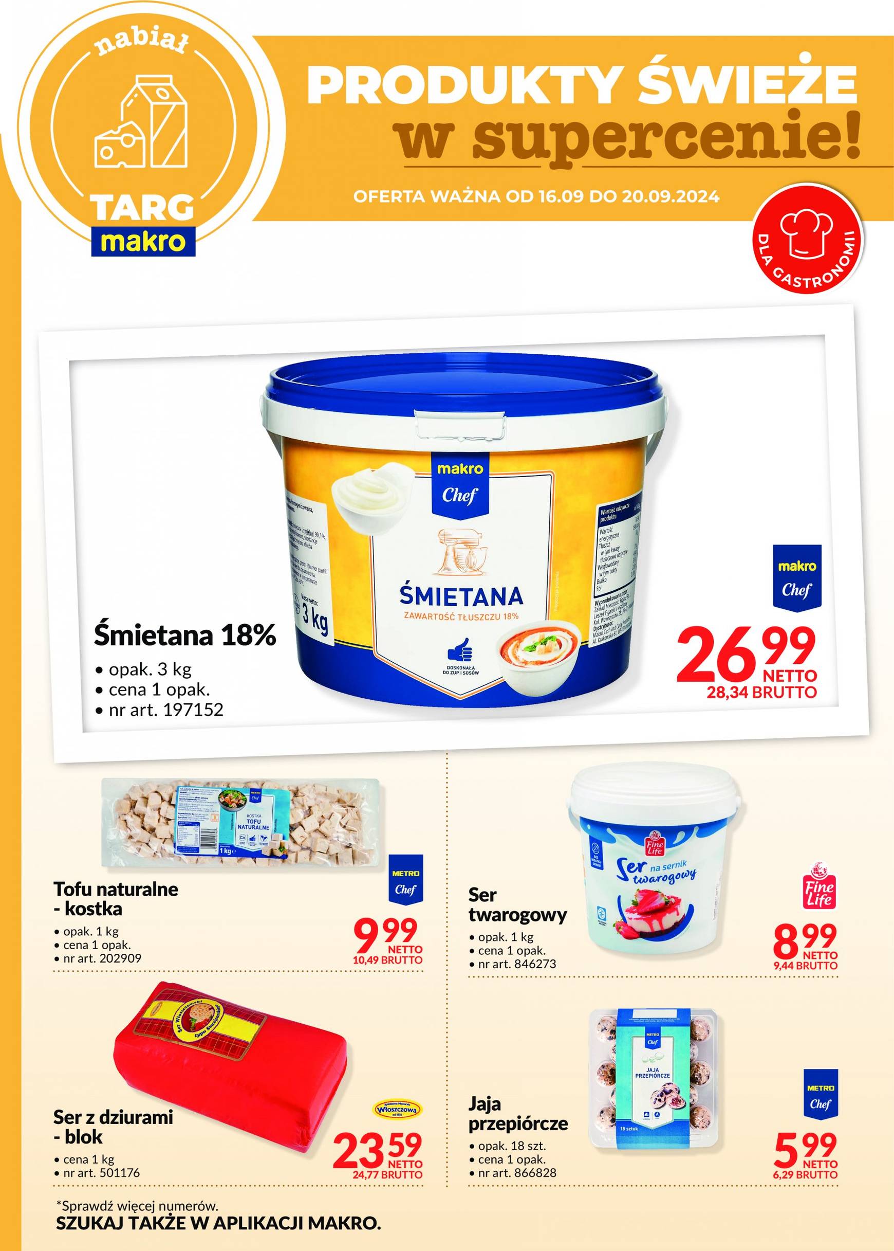 makro - Aktualna Targ MAKRO - oferta świeża w super cenach gazetka ważna od 16.09. - 20.09. - page: 8