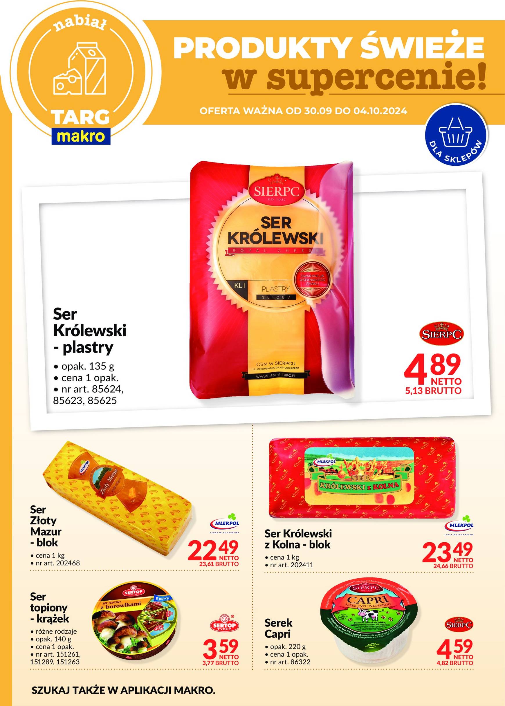 makro - Aktualna Targ MAKRO - oferta świeża w super cenach! gazetka ważna od 30.09. - 04.10. - page: 8