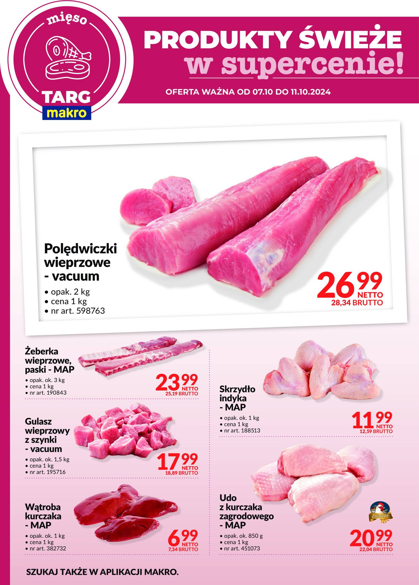 makro - Targ MAKRO - oferta świeża w super cenach gazetka ważna od 07.10. - 11.10. - page: 4