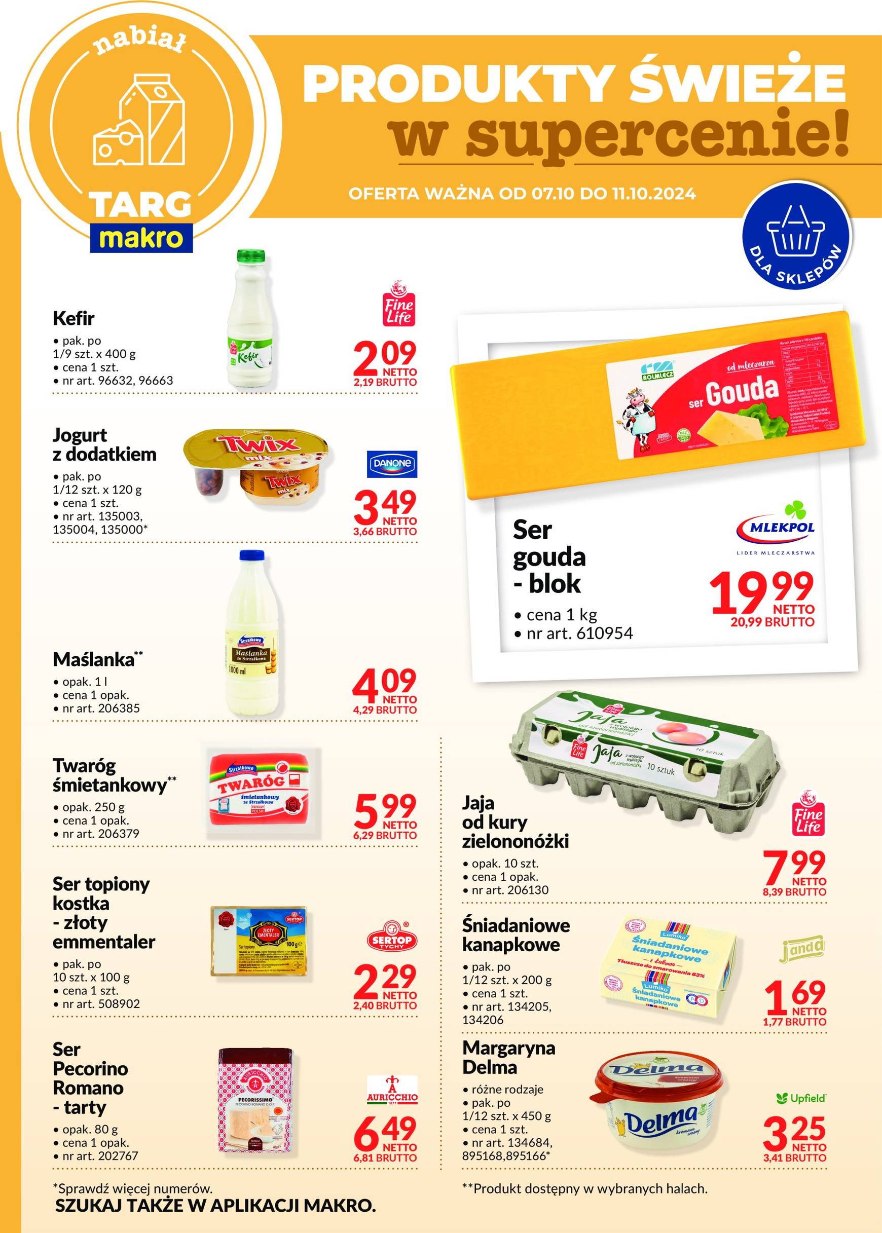 makro - Targ MAKRO - oferta świeża w super cenach gazetka ważna od 07.10. - 11.10. - page: 9