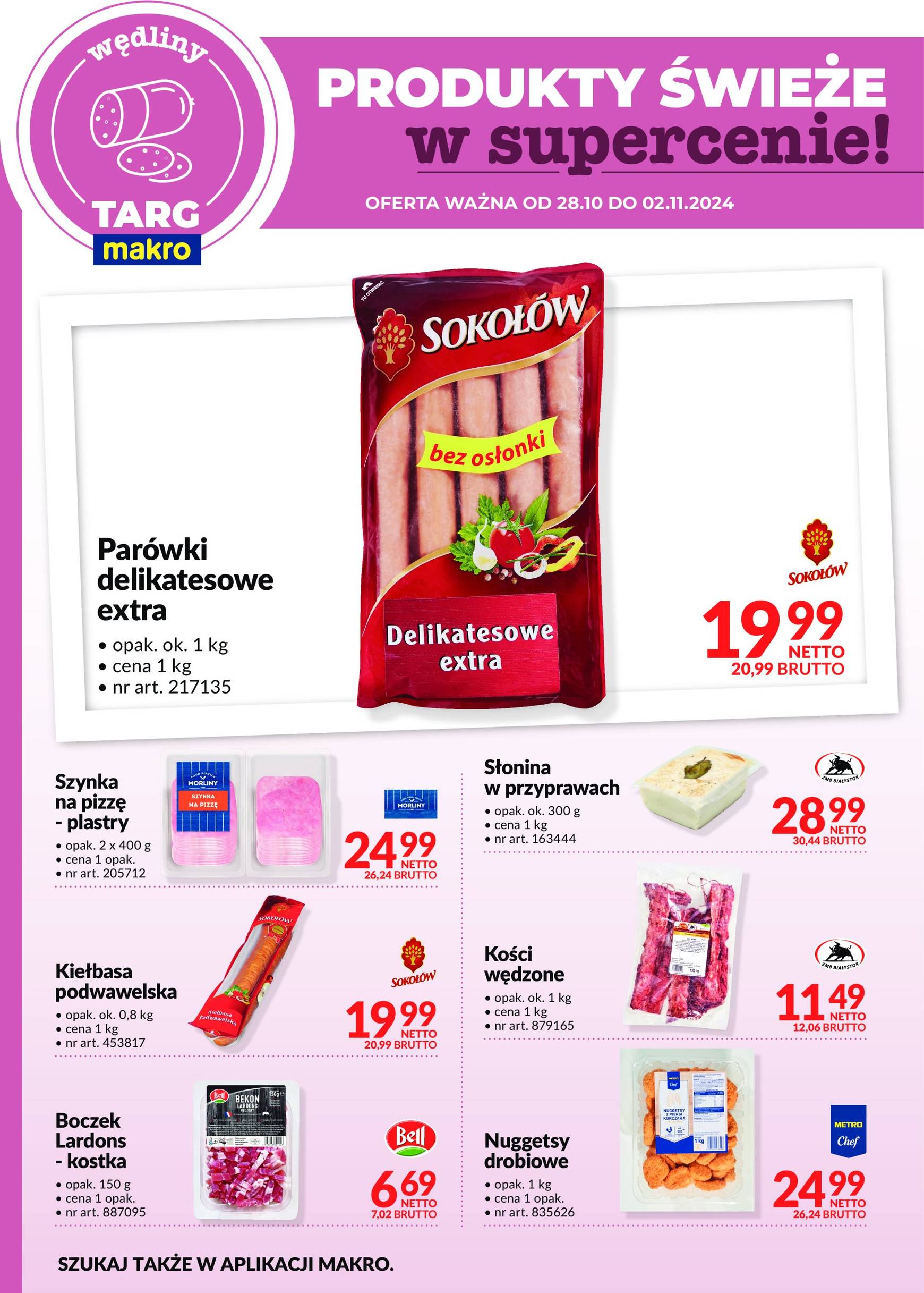 makro - Targ MAKRO - oferta świeża w super cenach! gazetka ważna od 28.10. - 02.11. - page: 5