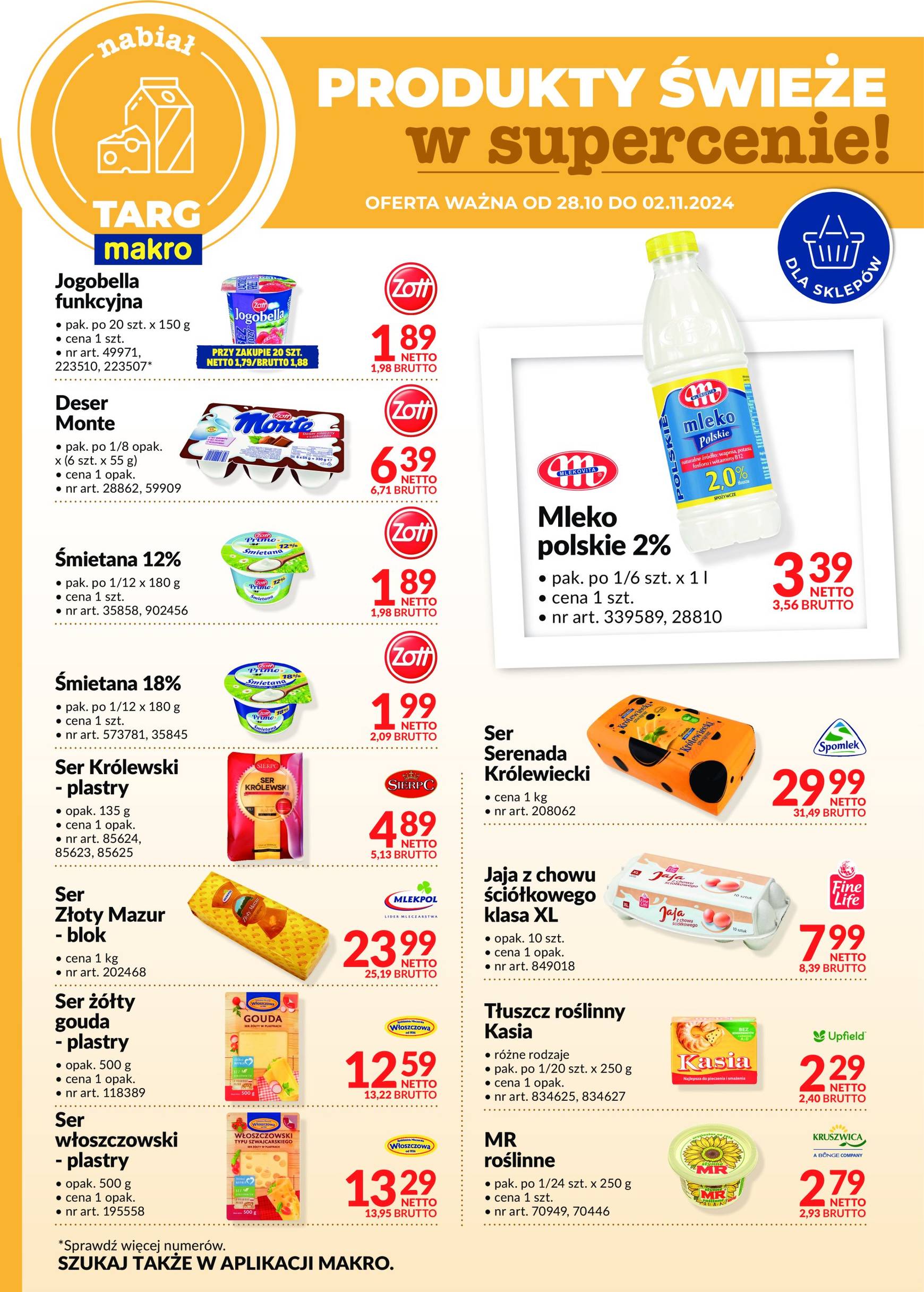 makro - Targ MAKRO - oferta świeża w super cenach! gazetka ważna od 28.10. - 02.11. - page: 9