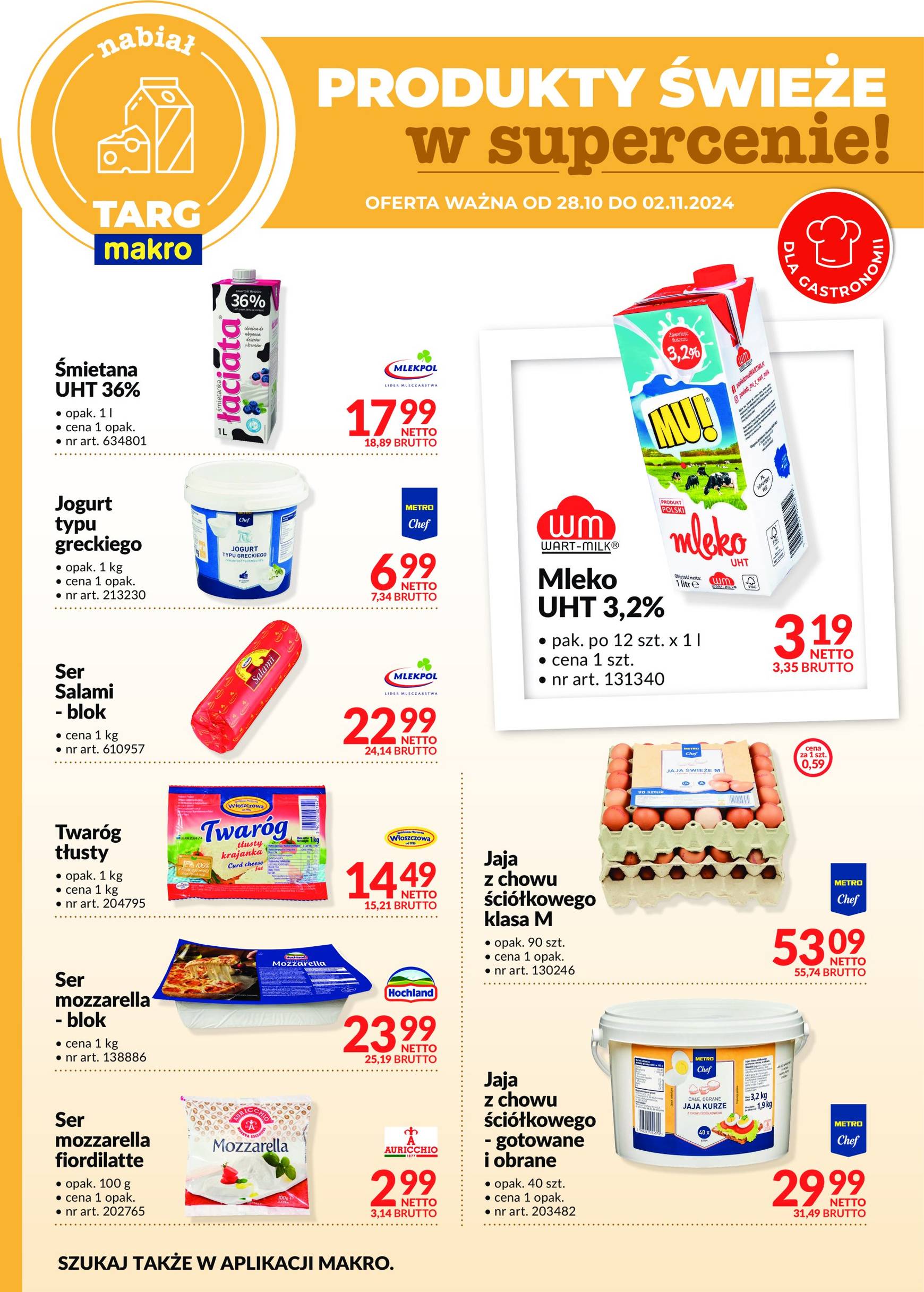 makro - Targ MAKRO - oferta świeża w super cenach! gazetka ważna od 28.10. - 02.11. - page: 8