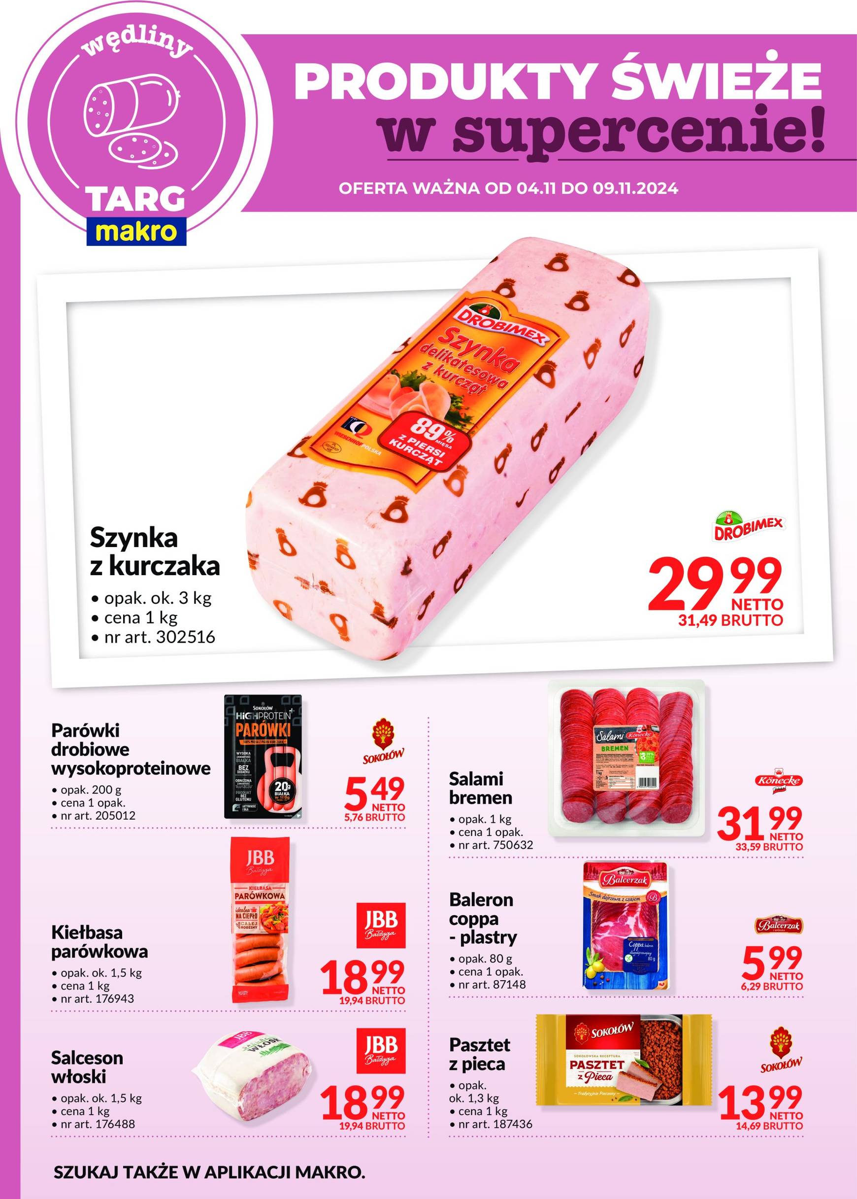 makro - Targ MAKRO - oferta świeża w super cenach! gazetka ważna od 04.11. - 09.11. - page: 5