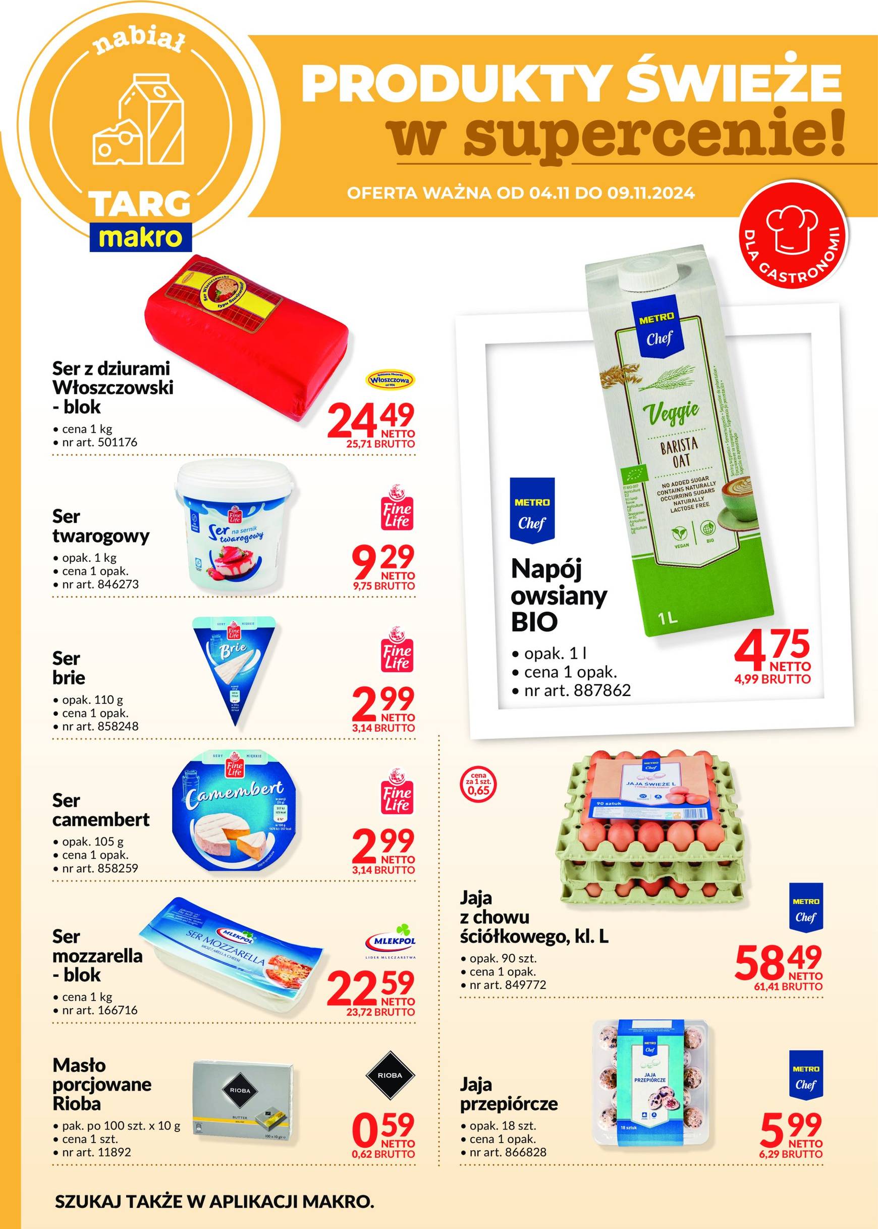 makro - Targ MAKRO - oferta świeża w super cenach! gazetka ważna od 04.11. - 09.11. - page: 8