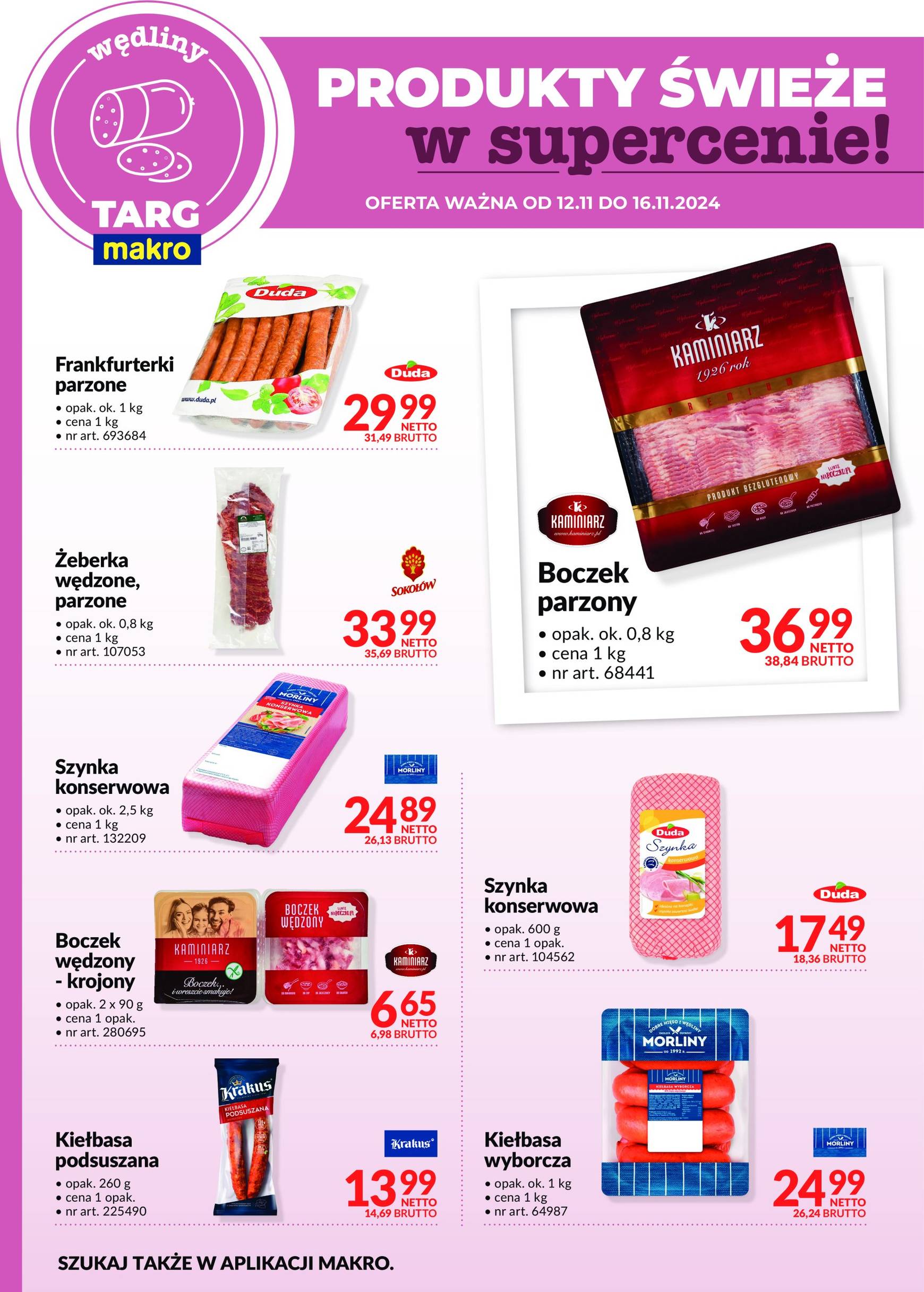 makro - Targ MAKRO - oferta świeża w super cenach! gazetka ważna od 12.11. - 16.11. - page: 4