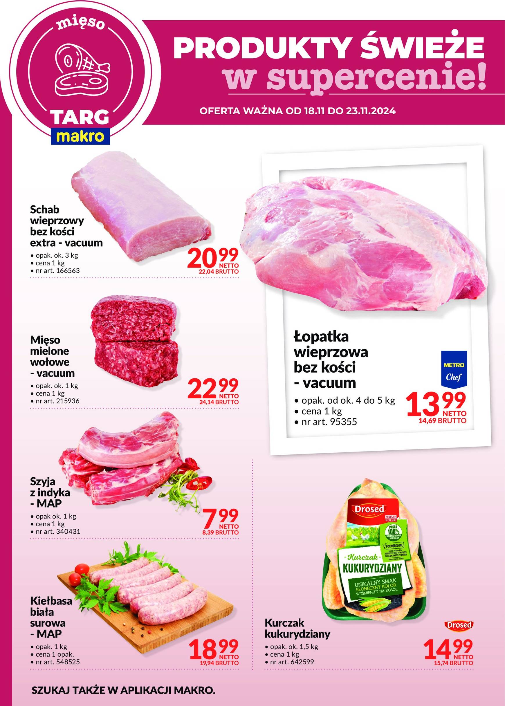 makro - Targ MAKRO - oferta świeża w super cenach! gazetka ważna od 18.11. - 23.11. - page: 4