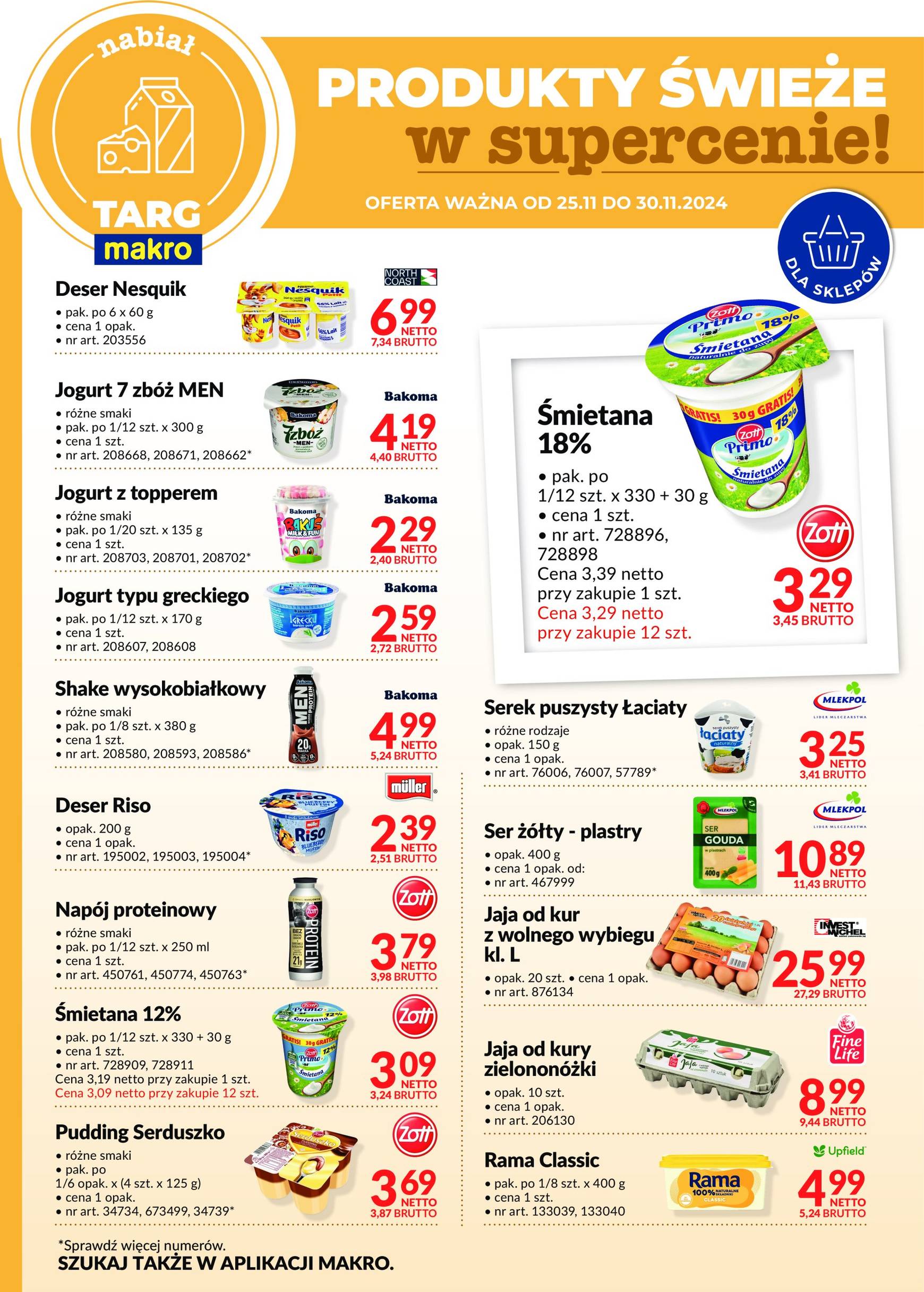 makro - Targ MAKRO - oferta świeża w super cenach gazetka ważna od 25.11. - 30.11. - page: 9