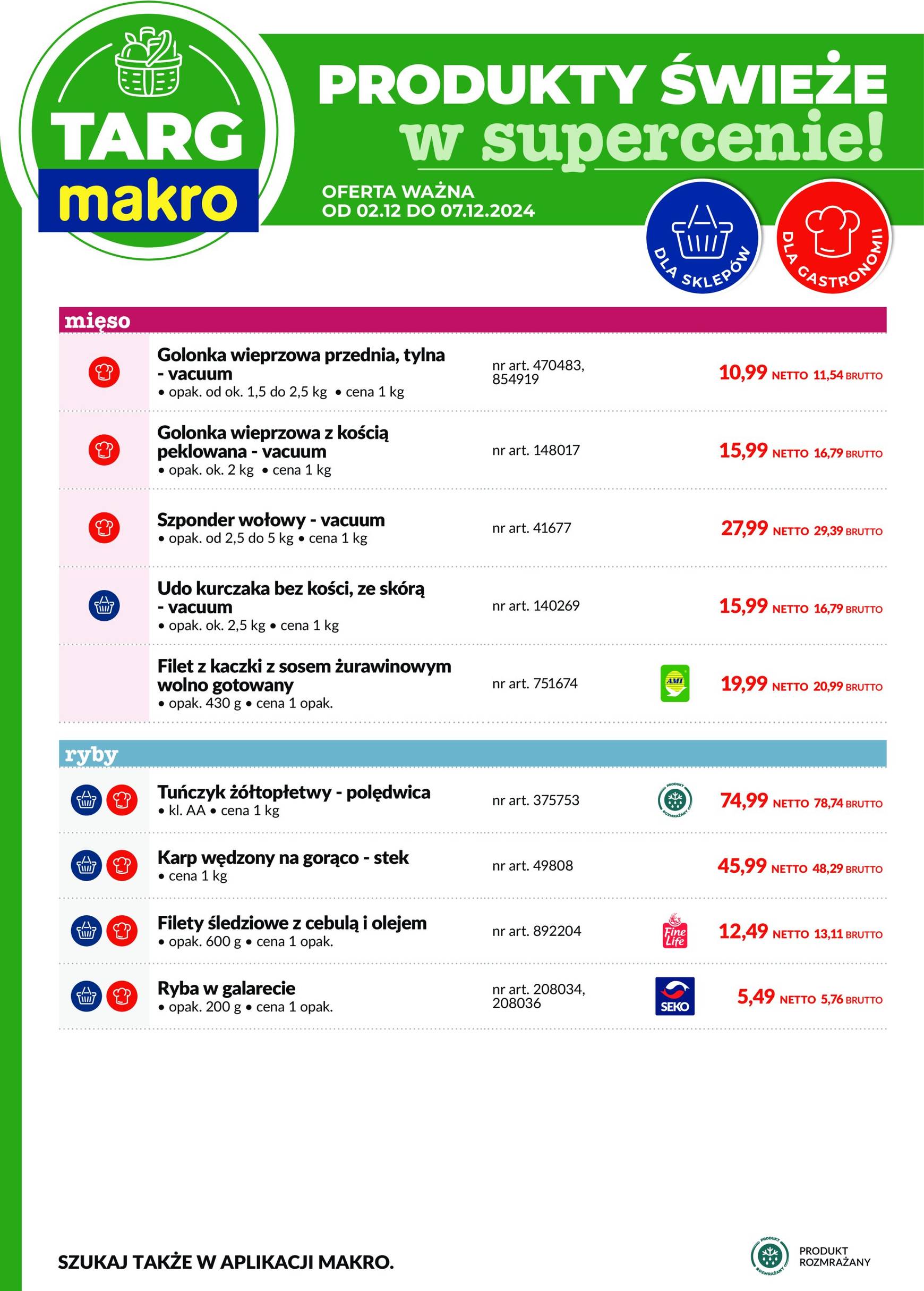 makro - Targ MAKRO - Oferta świeża w super cenach! gazetka ważna od 02.12. - 07.12. - page: 2