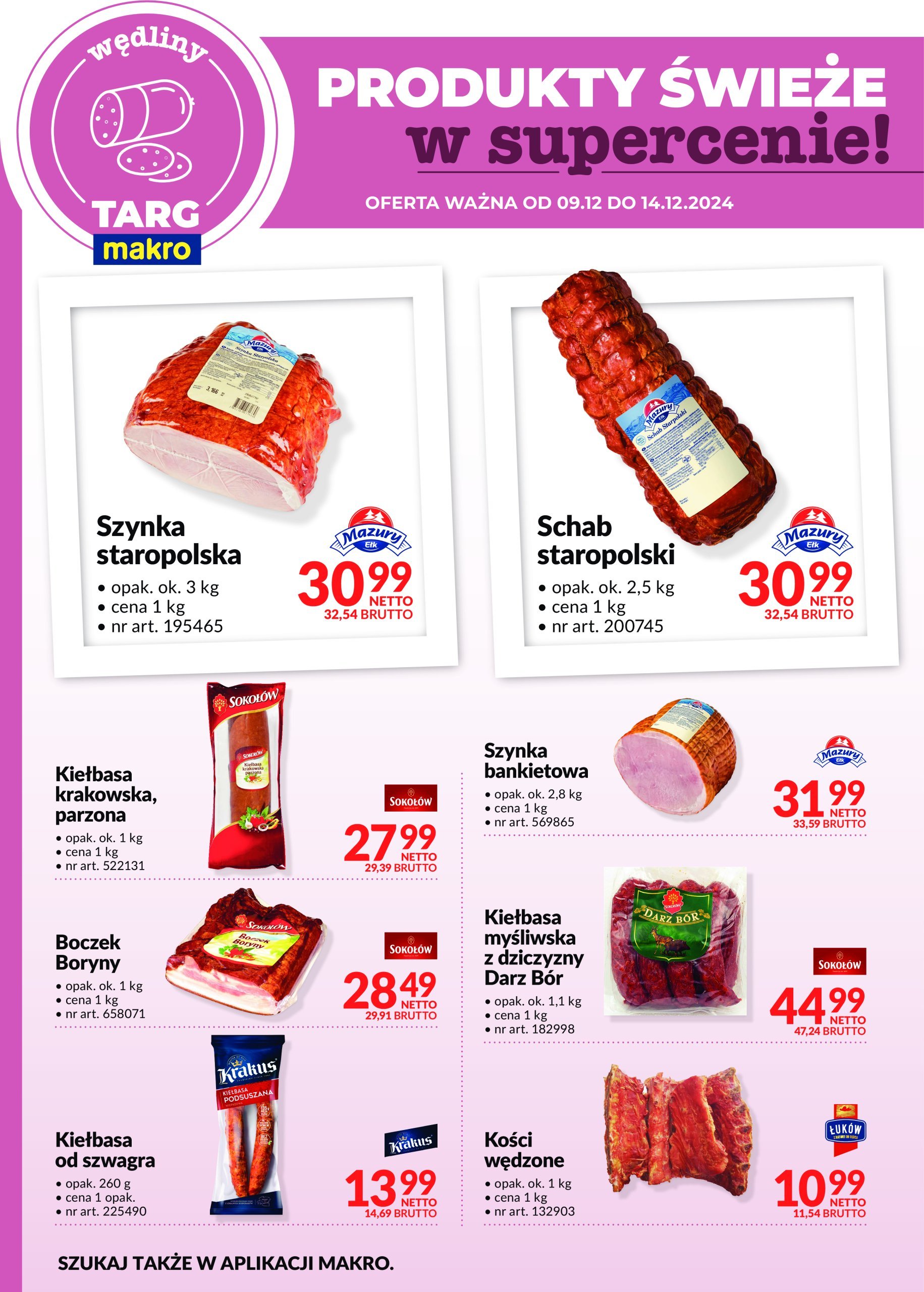 makro - Targ MAKRO - oferta świeża w super cenach gazetka ważna od 09.12. - 14.12. - page: 5