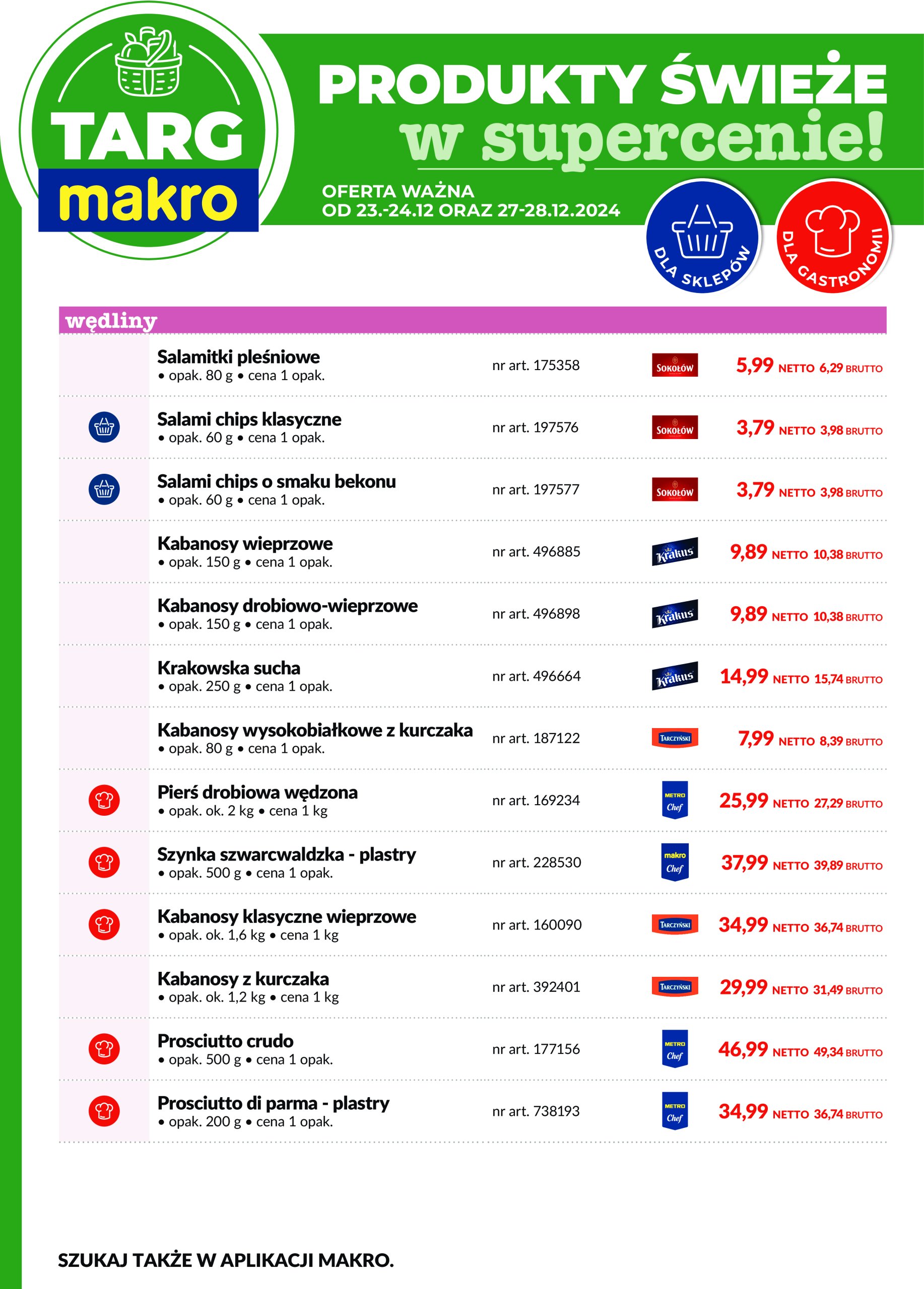 makro - Targ MAKRO - oferta świeża w super cenach! gazetka ważna od 23.12. - 28.12. - page: 2