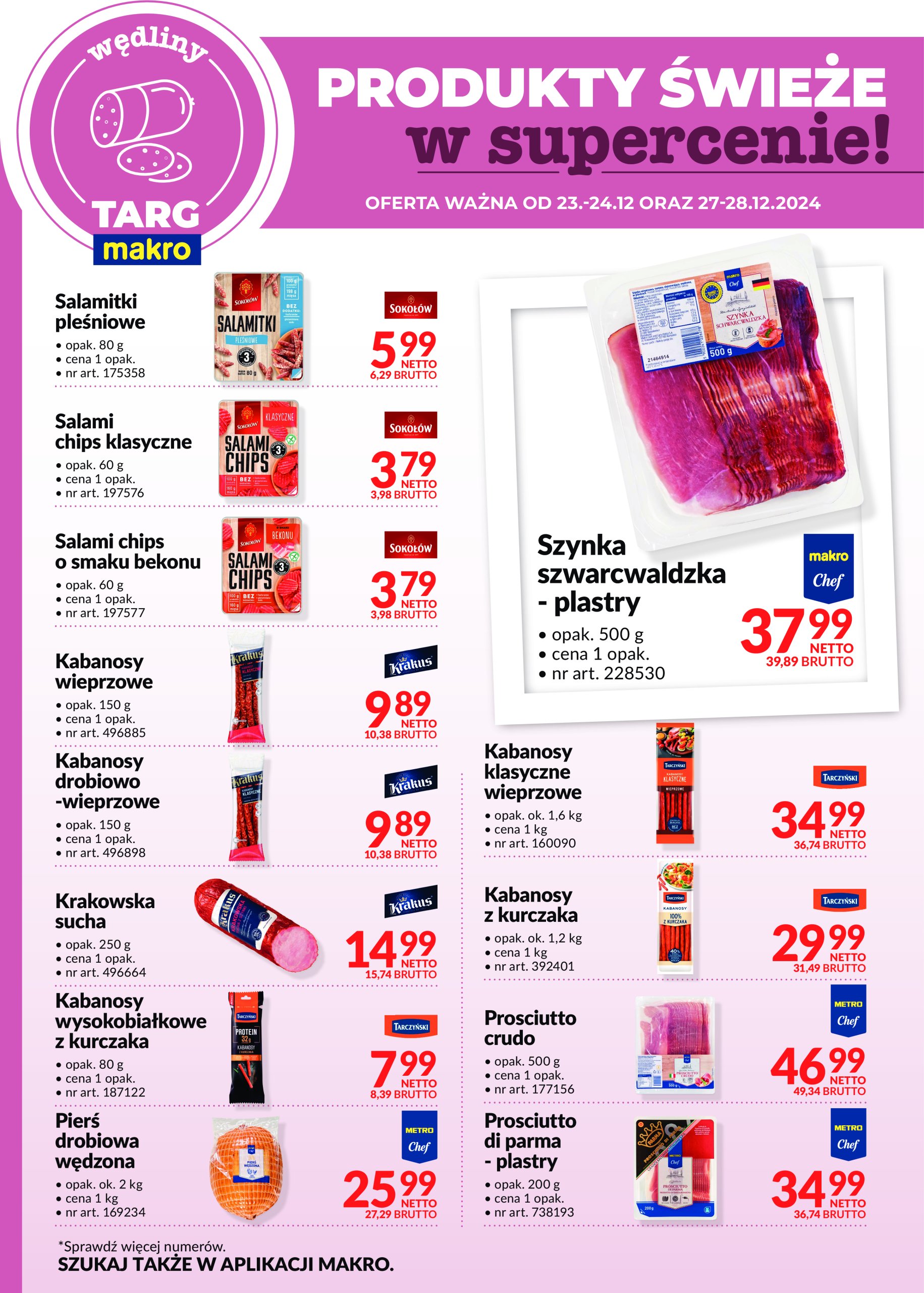 makro - Targ MAKRO - oferta świeża w super cenach! gazetka ważna od 23.12. - 28.12. - page: 5